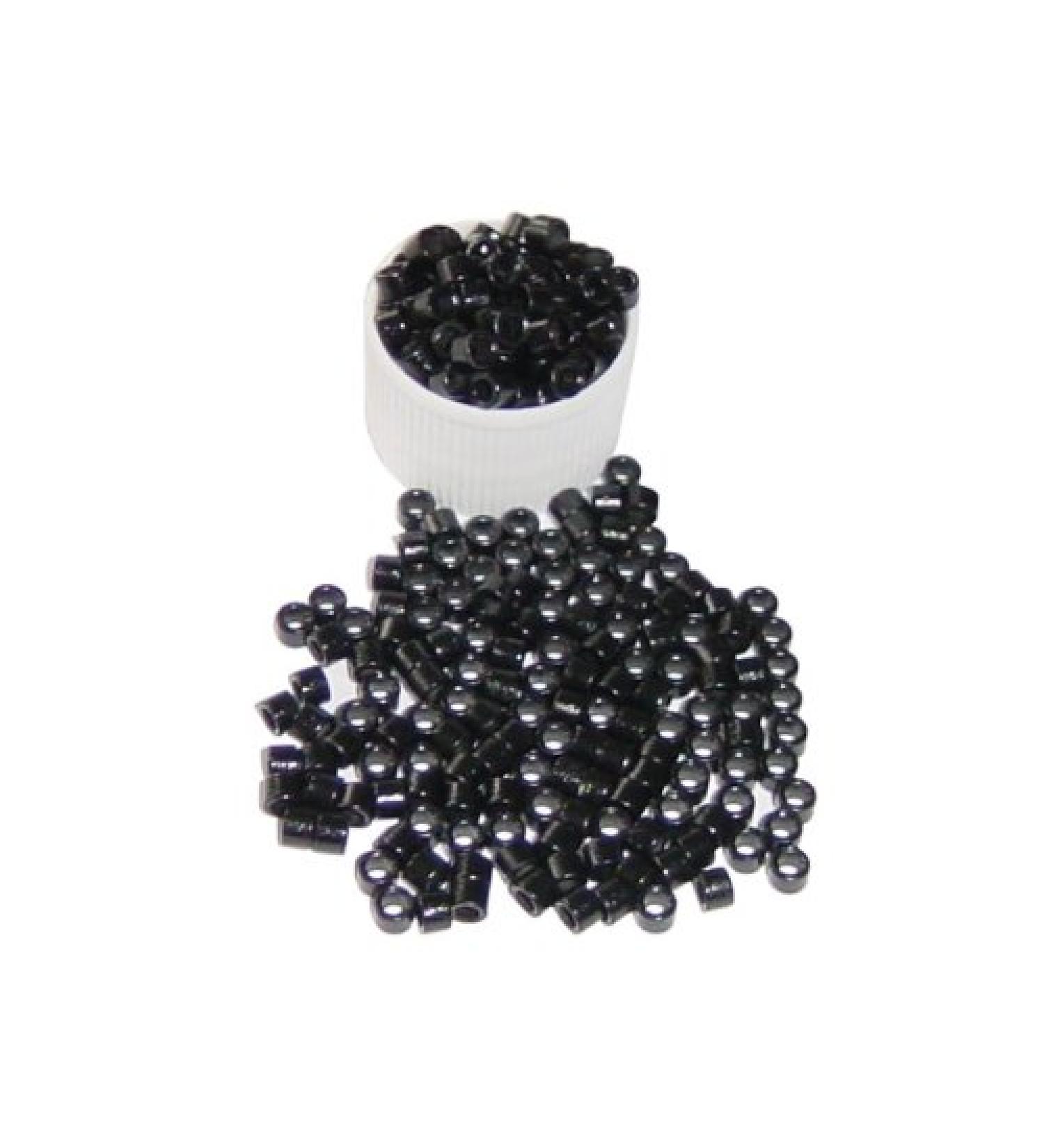 MilleniumHair 100 threaded microrings size M black