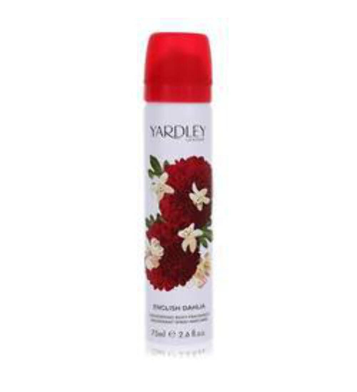 English Dahlia By Yardley of London 2.6 oz Deodorising Body Fragrance