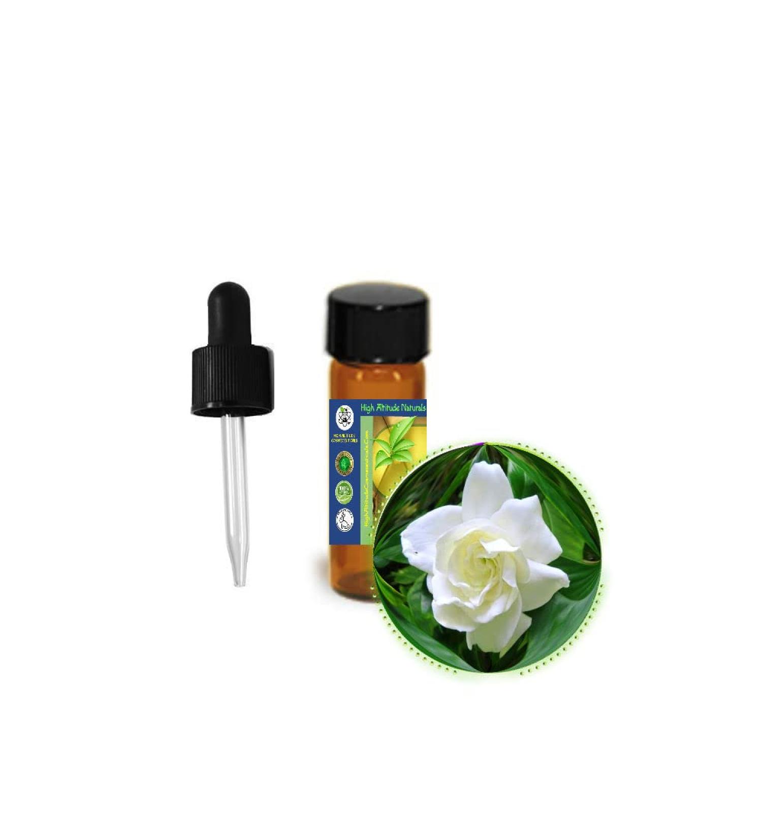 Gardenia Essential Oil Absolute (Gardenia Jasminoides) Pure Uncut Undiluted Natural - 3.7ml (1/8oz)
