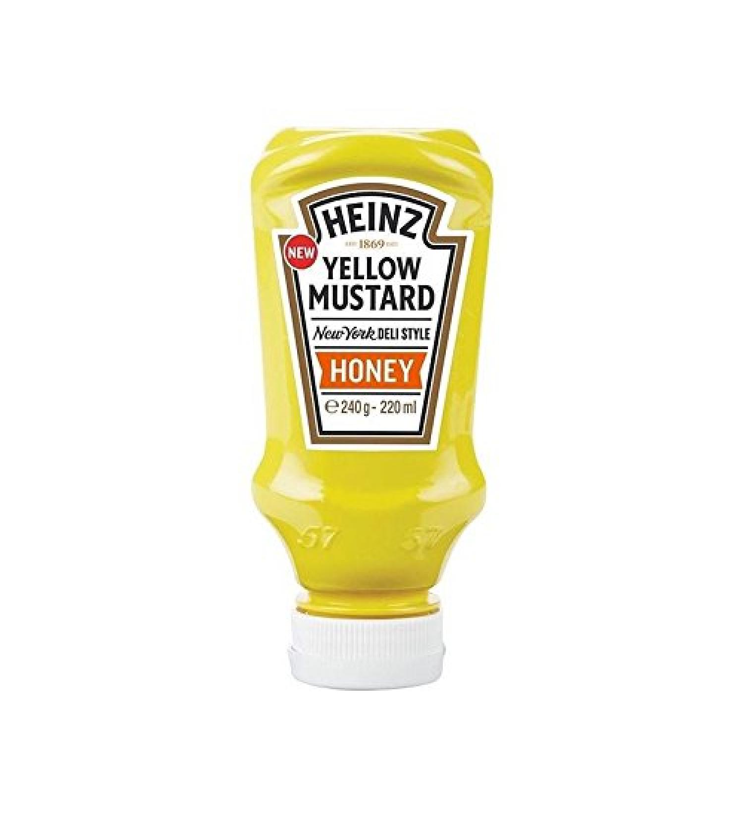 HEINZ Heinz Yellow Honey Mustard 220ml - Pack of 6