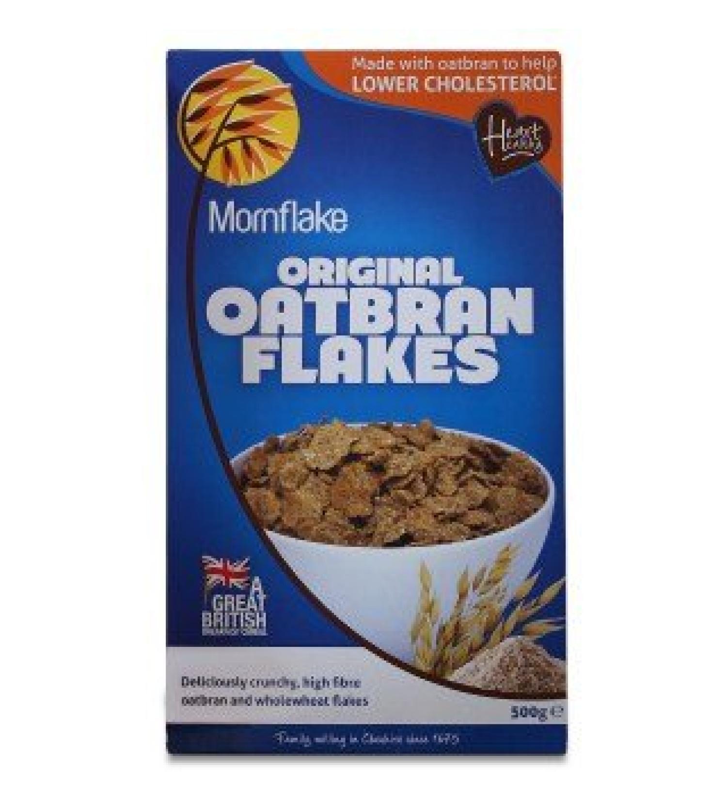 Mornflake - Original Oatbran Flakes - 500g (Case of 8)