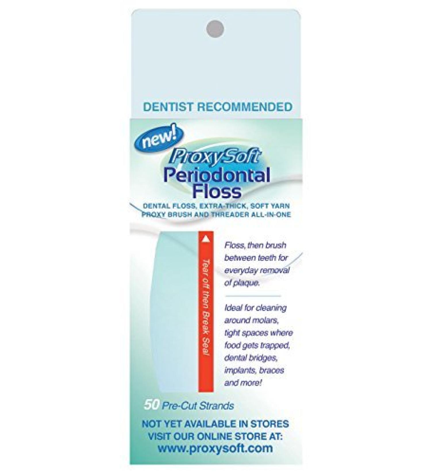 ProxySoft Periodontal Floss - 2pk (100 strands) by ProxySoft