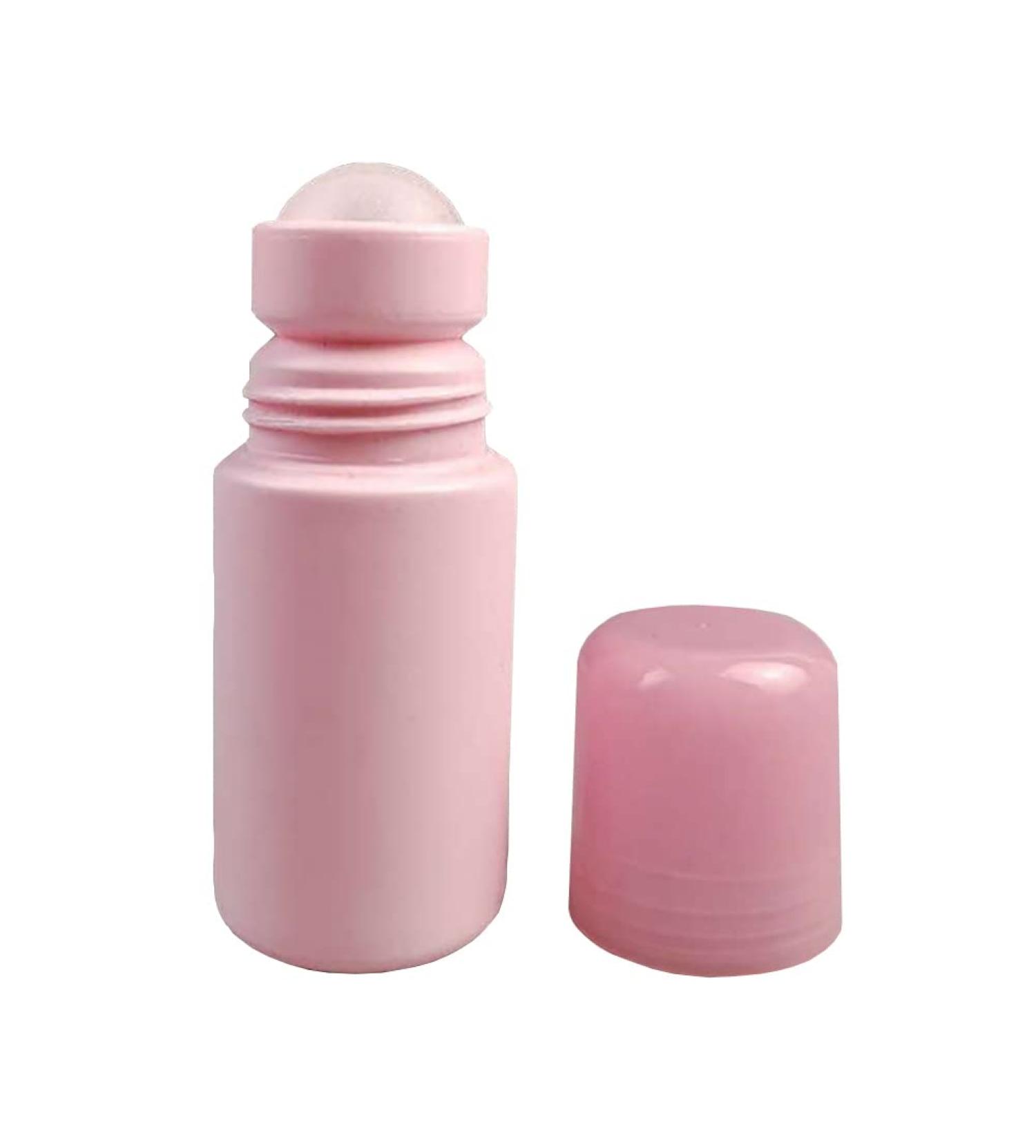 JIHUOO 4 Pack 50ml Refillable Plastic Rollerball Bottles - Empty Aromatherapy Roll On Bottle Set - Buy Online on GoSupps.com