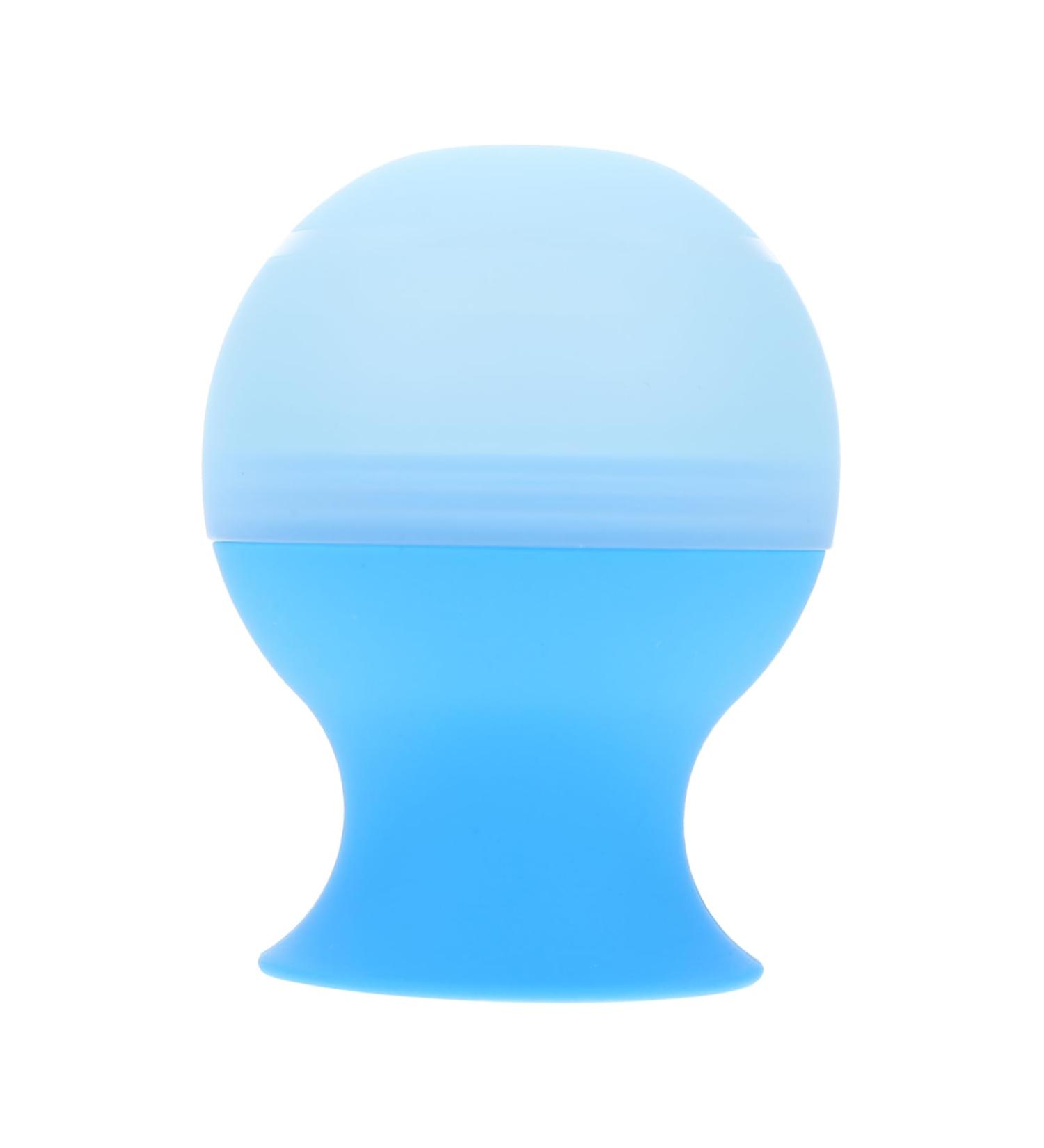 Buy Silicone Ice Roller Tray for Face - Facial Massager & Skin Therapy Tool | Ice Cube Holder 9.5x7.2cm - Blue - Buy Online on GoSupps.com