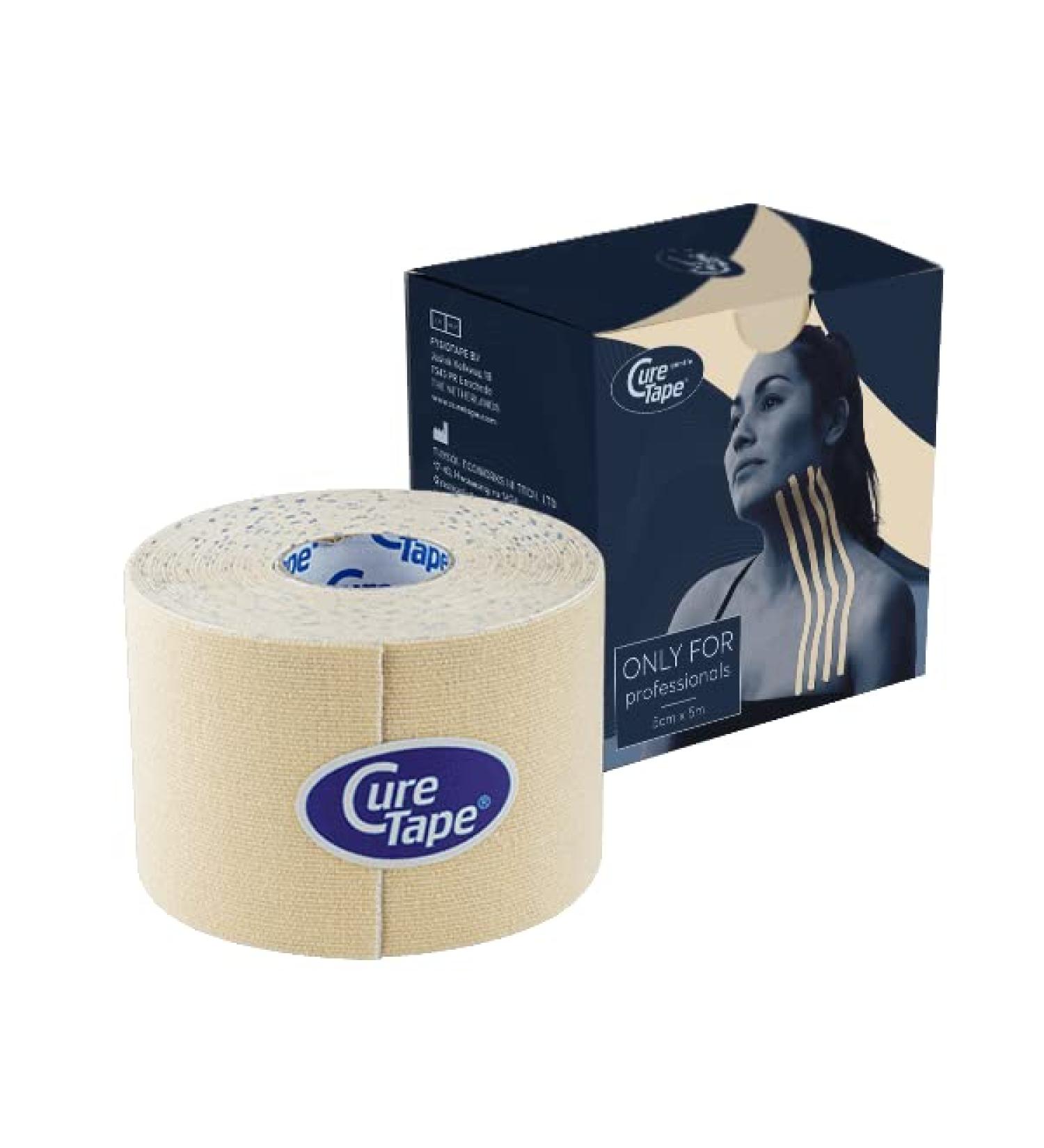 CureTape Gentle: Hypoallergenic Kinesiology Tape for Sensitive Skin | Water Resistant K Tape for Elderly & Children | Easy Removal | Medical Grade - Buy Online on GoSupps.com