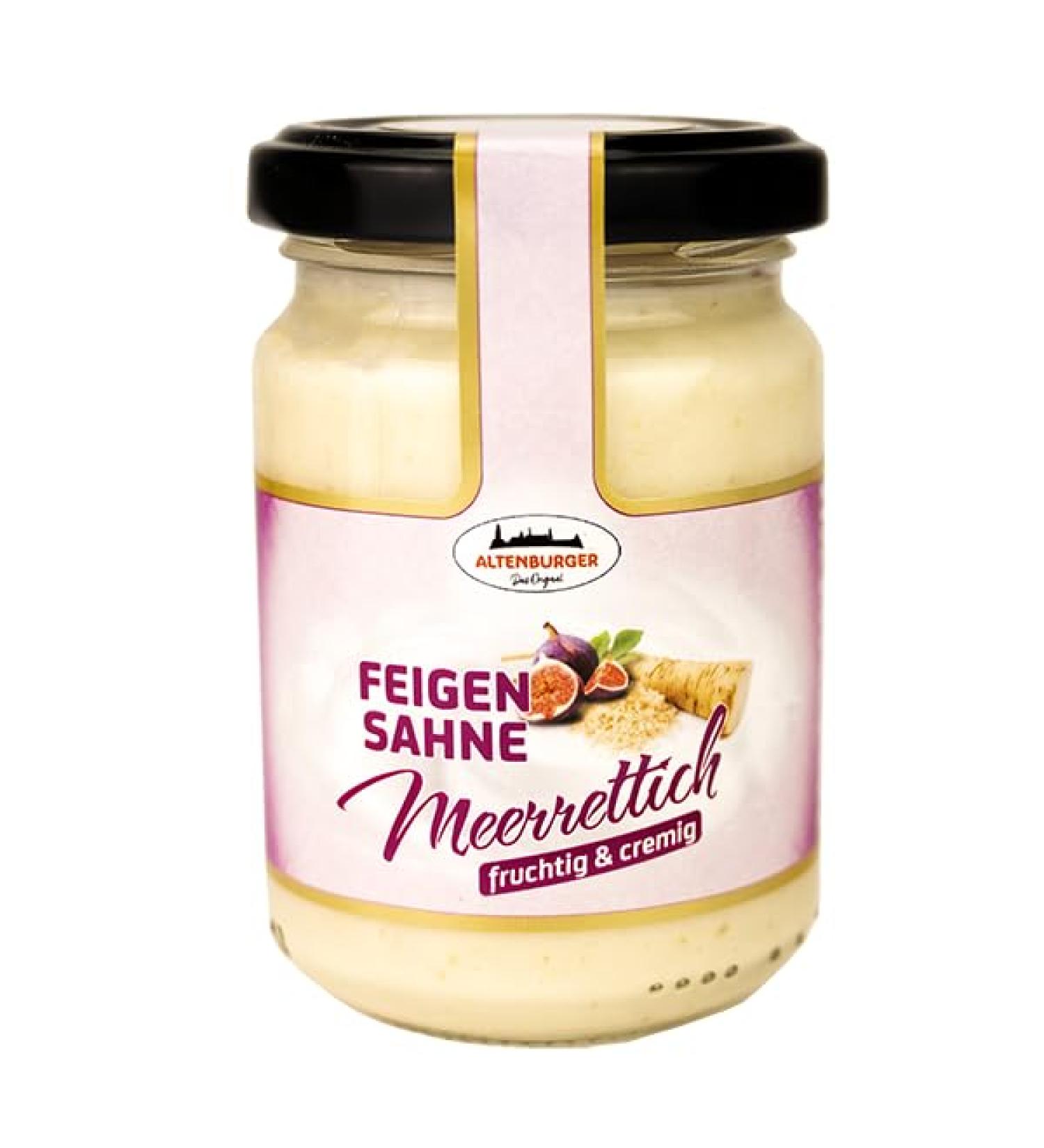 Altenburger Original Fig Cream Horseradish 140g | Fruity-Creamy Delight for Game & Cheese International Shipping Available - Buy Online on GoSupps.com