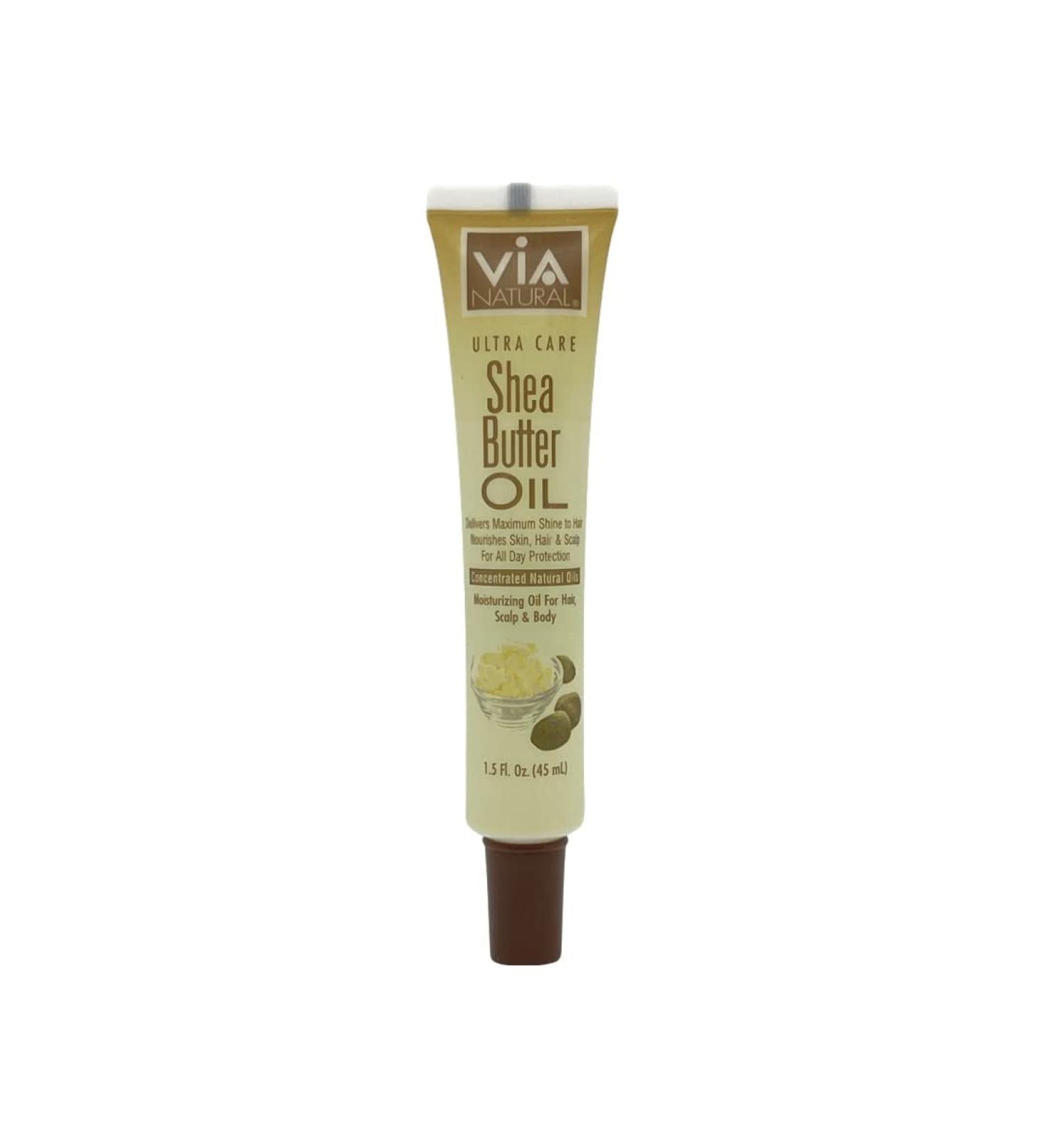 Via Natural Ultra Care Shea Butter Oil 1.5 Oz