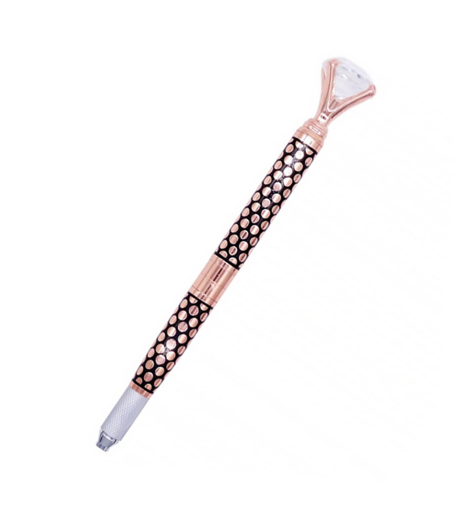 Healvian 2pcs Embroidery Pen Eyebrow Pen Brow Pencil Microblading Pen Eyebrow Kit Crystal - Buy Online on GoSupps.com