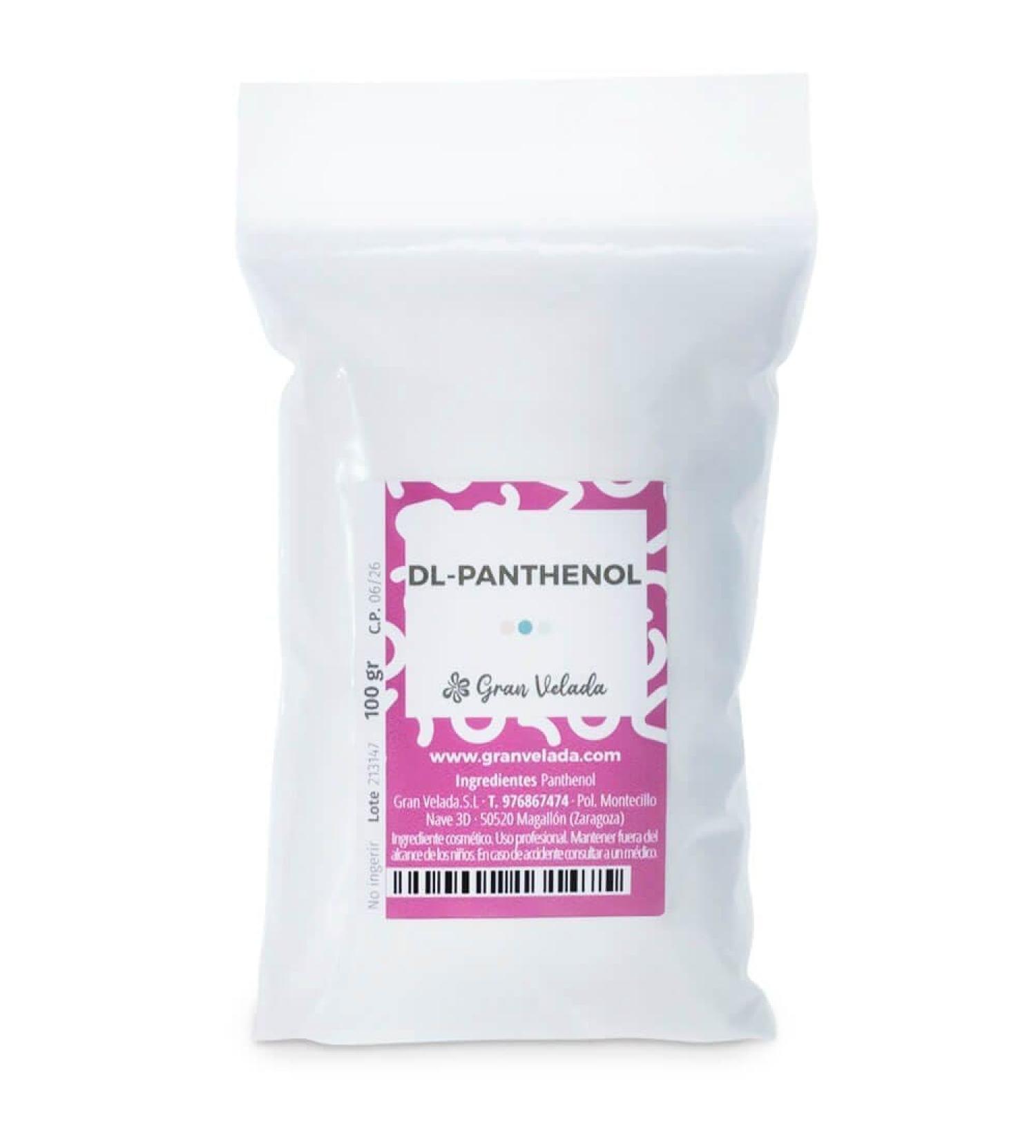 GRAN VELADA Gran Velada DL-Panthenol 100 g | Pure panthenol powder | Soothing and regenerating cosmetic ingredient