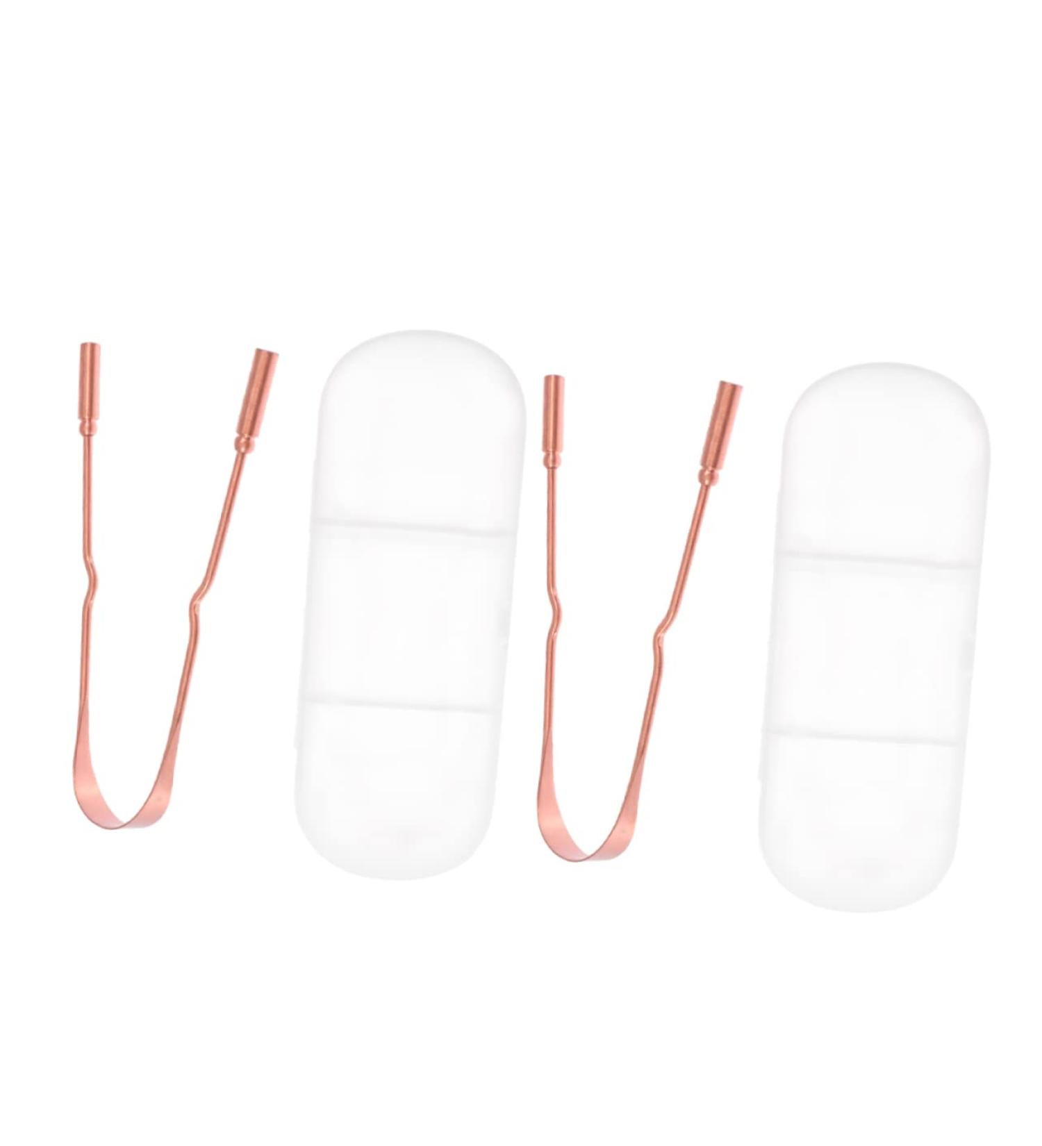 Brush and Scraper Oral Cleaning Tool - Effective Mouth Scraper for Oral Care | International Shipping Available - Buy Online on GoSupps.com