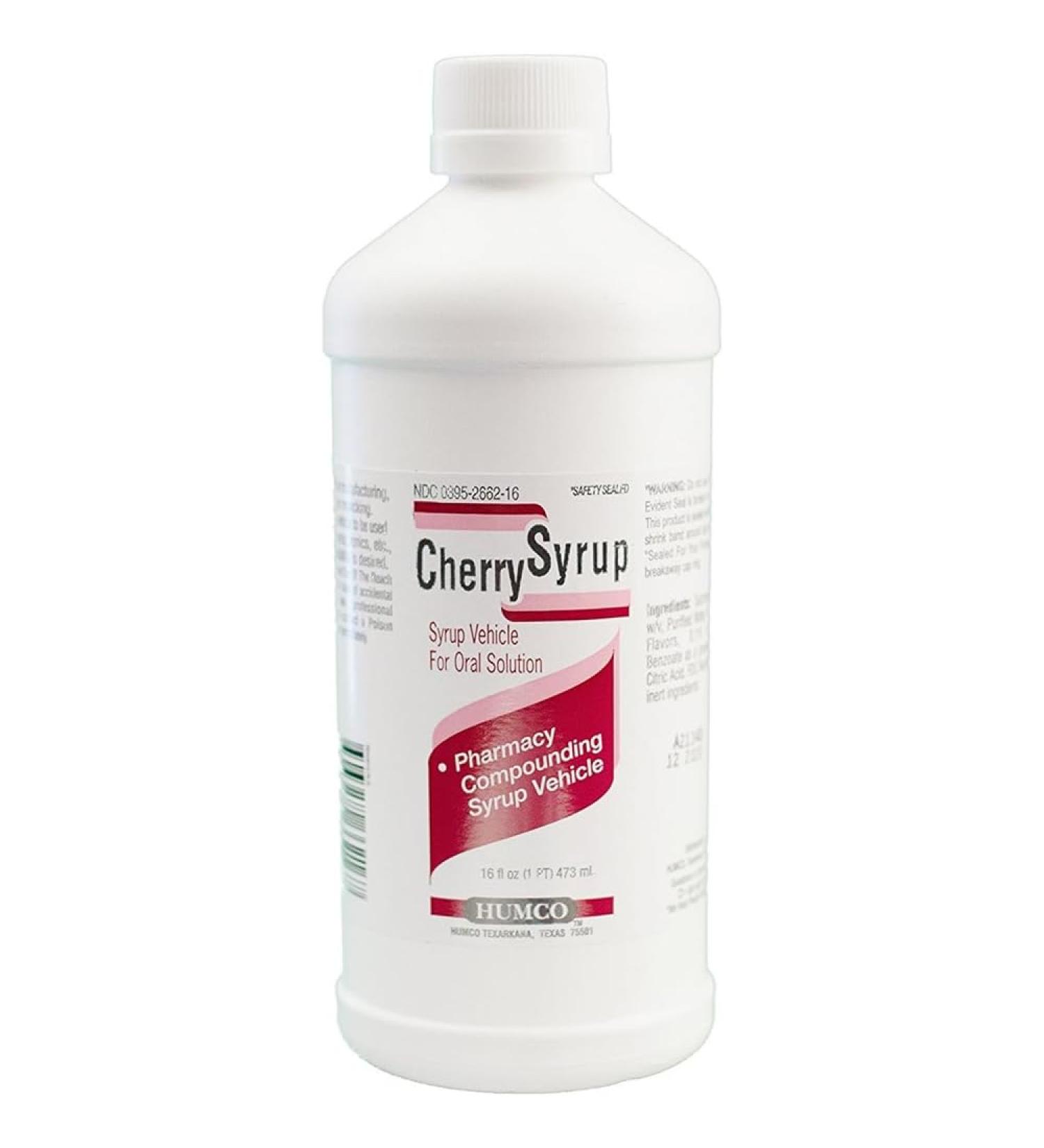 Humco Cherry Compounding Syrup - 16oz Pack of 3