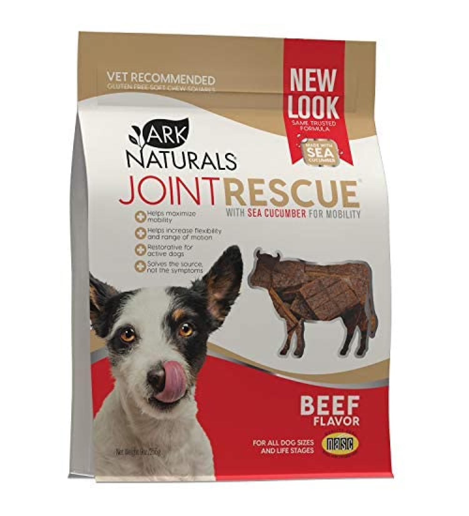 Sea Mobility Joint Rescue Dog Treats - Beef Flavor, Glucosamine & Chondroitin, 9 oz - Buy Online on GoSupps.com