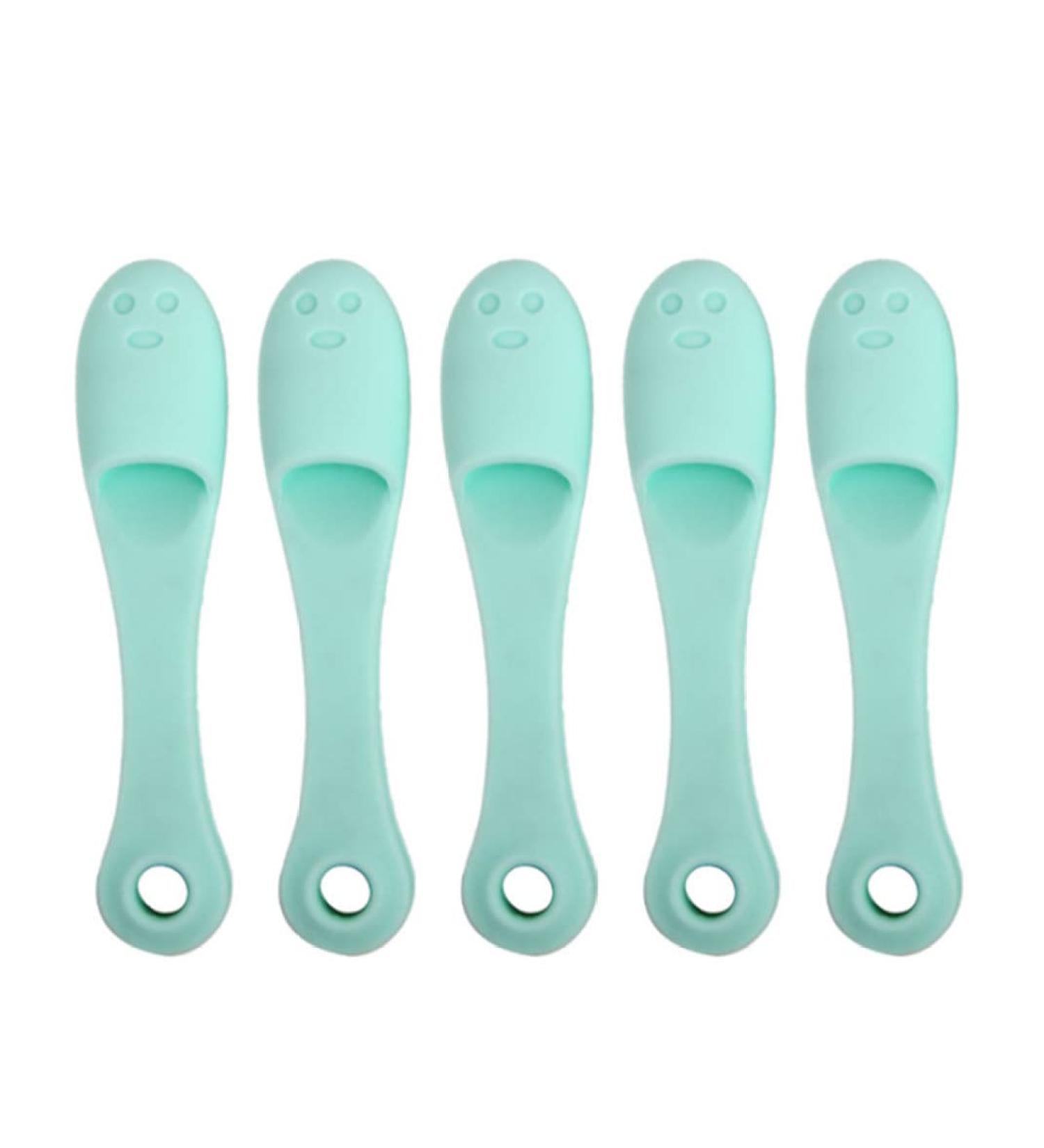 Silicone Nose Brush & Face Scrubber - 5PCS Manual Blackhead Remover & Exfoliator for Flawless Skin Care - Buy Online on GoSupps.com