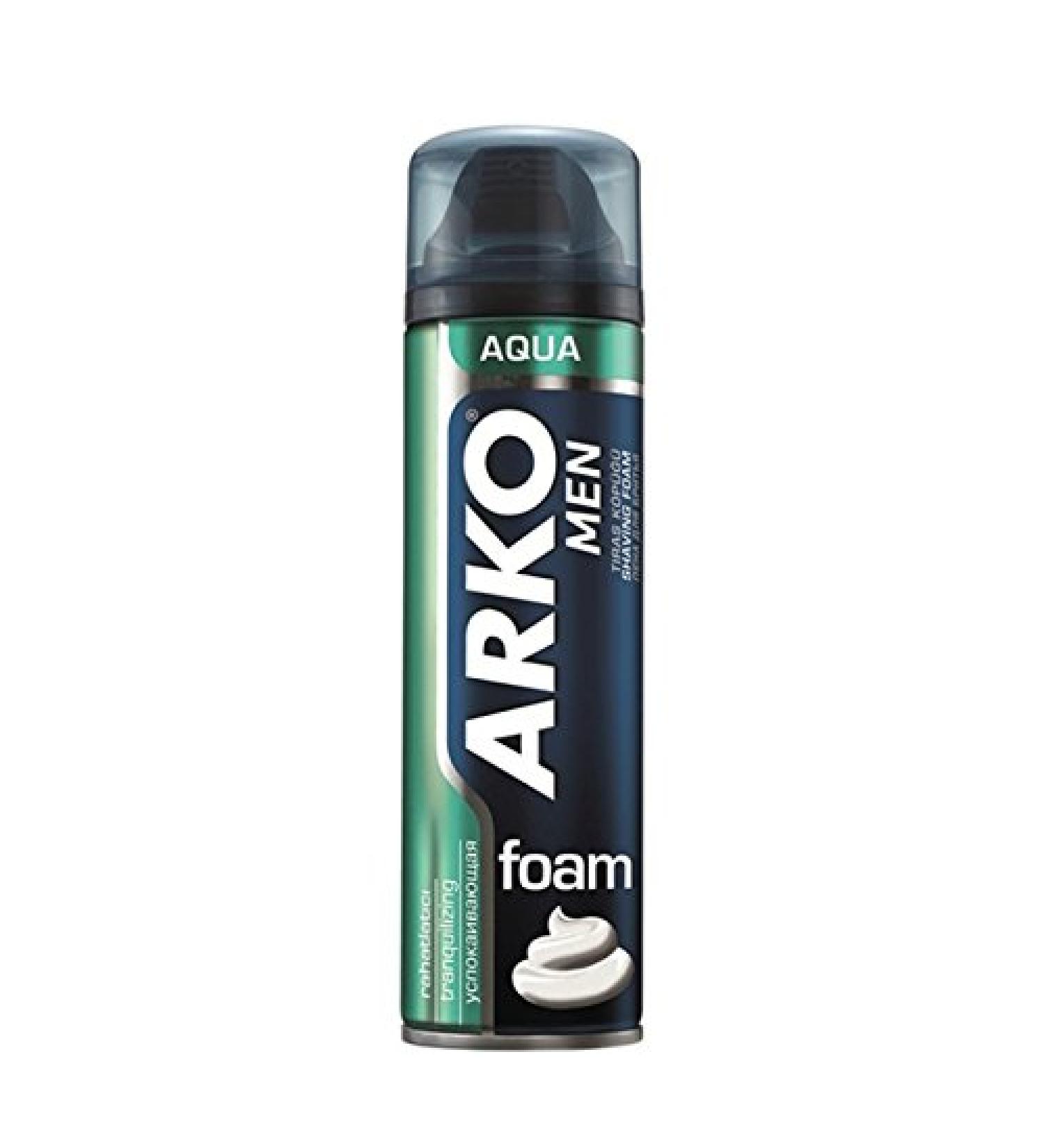 Arko Shaving Foam Aqua 6.7 Ounce