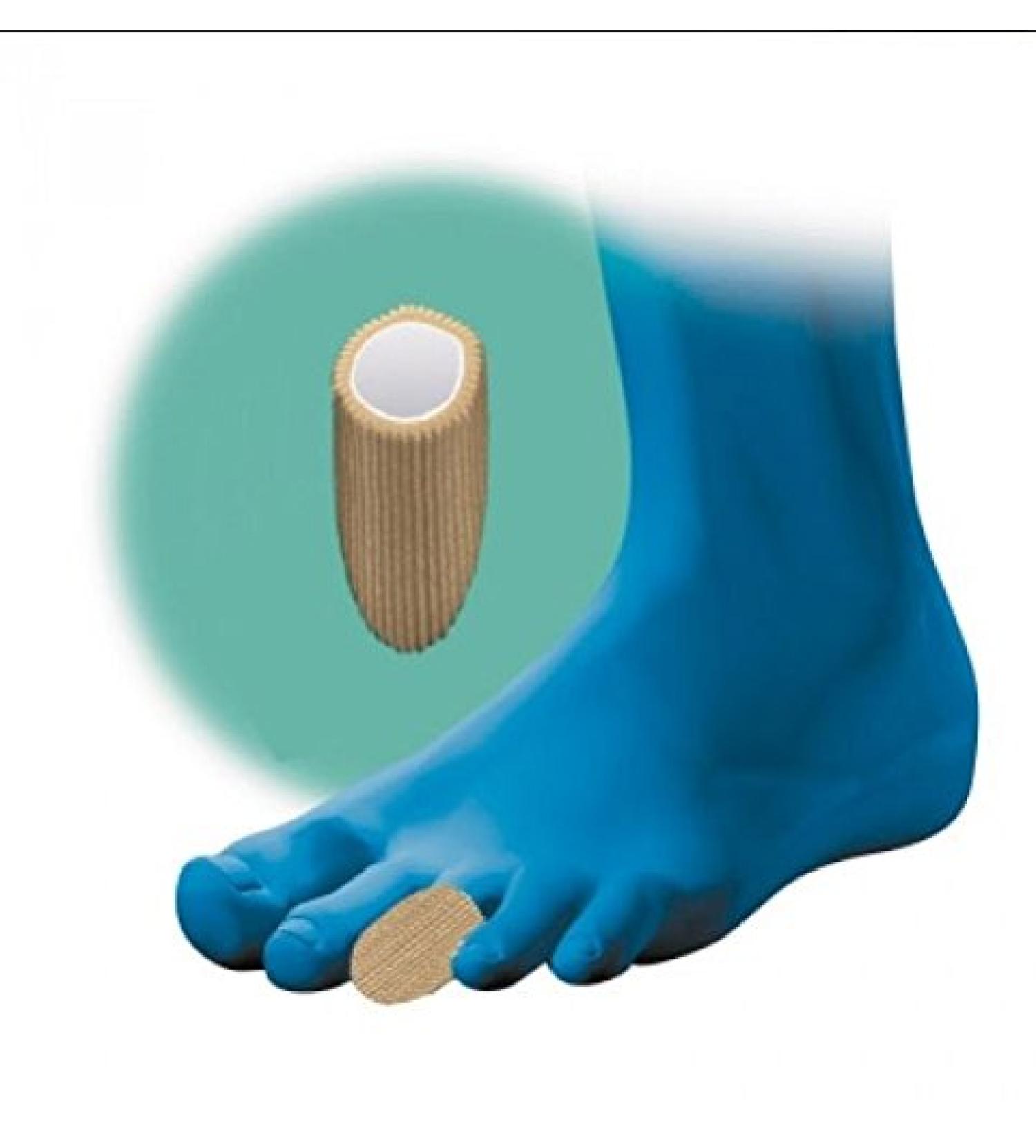 Kosmetex HydroGel toe cap (medium) for pain relief from hammer toes corns cap medium ( 10 mm)