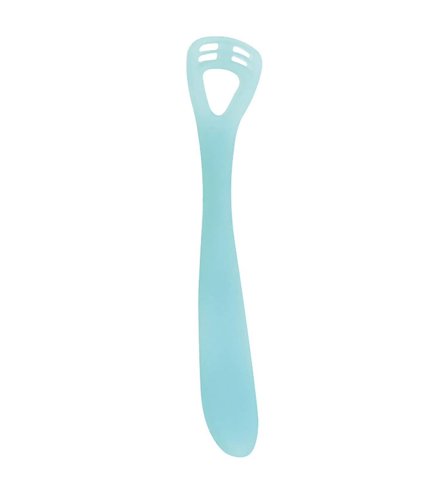 Soft Tongue Cleaner Brush - Bacteria Inhibitory & Odorless Tongue Scraper for Oral Health Care - 128mm Green - Buy Online on GoSupps.com