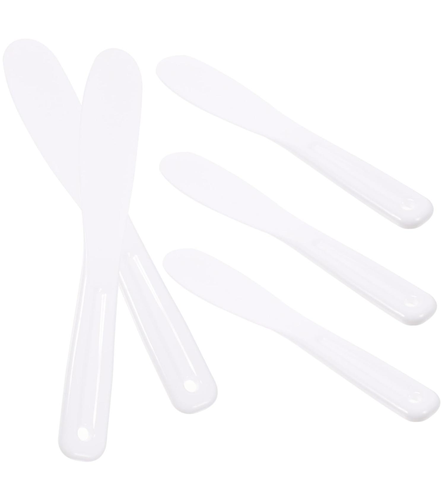5 pi ces Spatules Cosm tiques Silicone Applicateurs Visage et Corps Compacts Cuill res Maquillage Pratiques pour Soins Hydratants et DIY Portables pour Voyage et Usage Quotidien - Buy Online on GoSupps.com