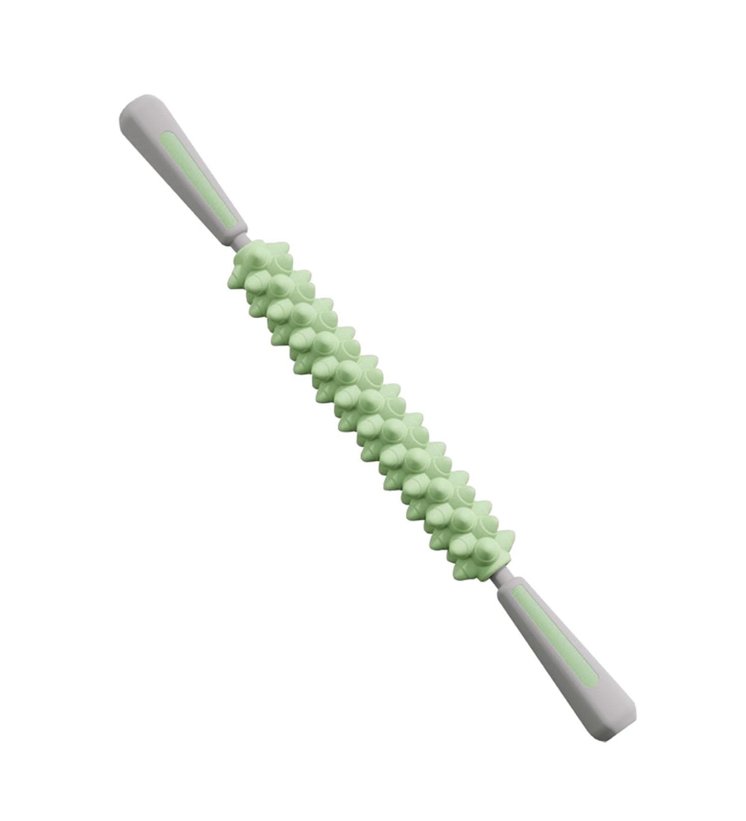 Lesunbak Muscle Massage Tab & Roller - Multi-Purpose Relaxation Tool for Athletes | Ideal for Thighs Neck & Travel - Green - Buy Online on GoSupps.com