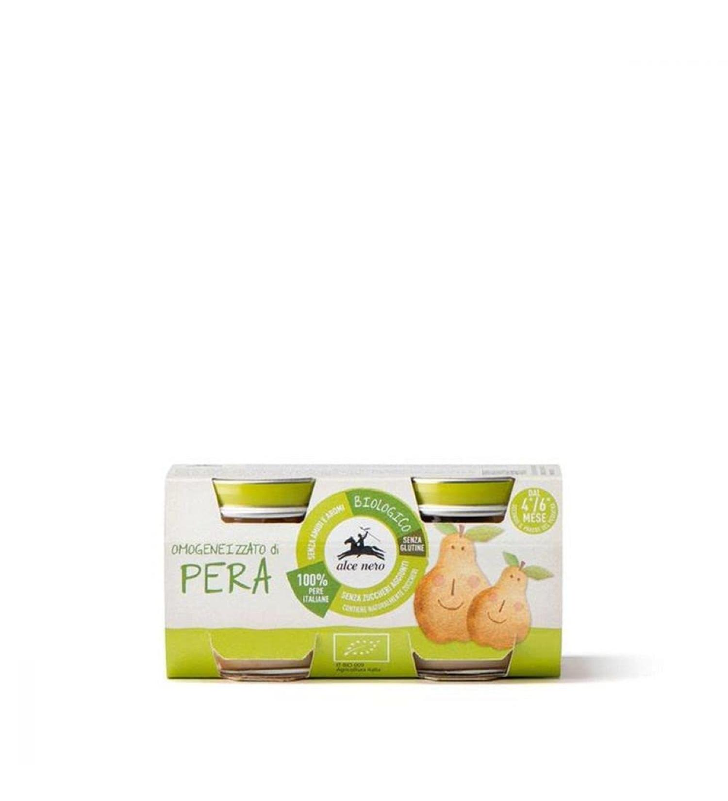 Alce Nero 8 x 80g homogenized BLACK FRUIT - ORGANIC PRODUCTS - MIXED ORDER POSSIBLE (PERA)