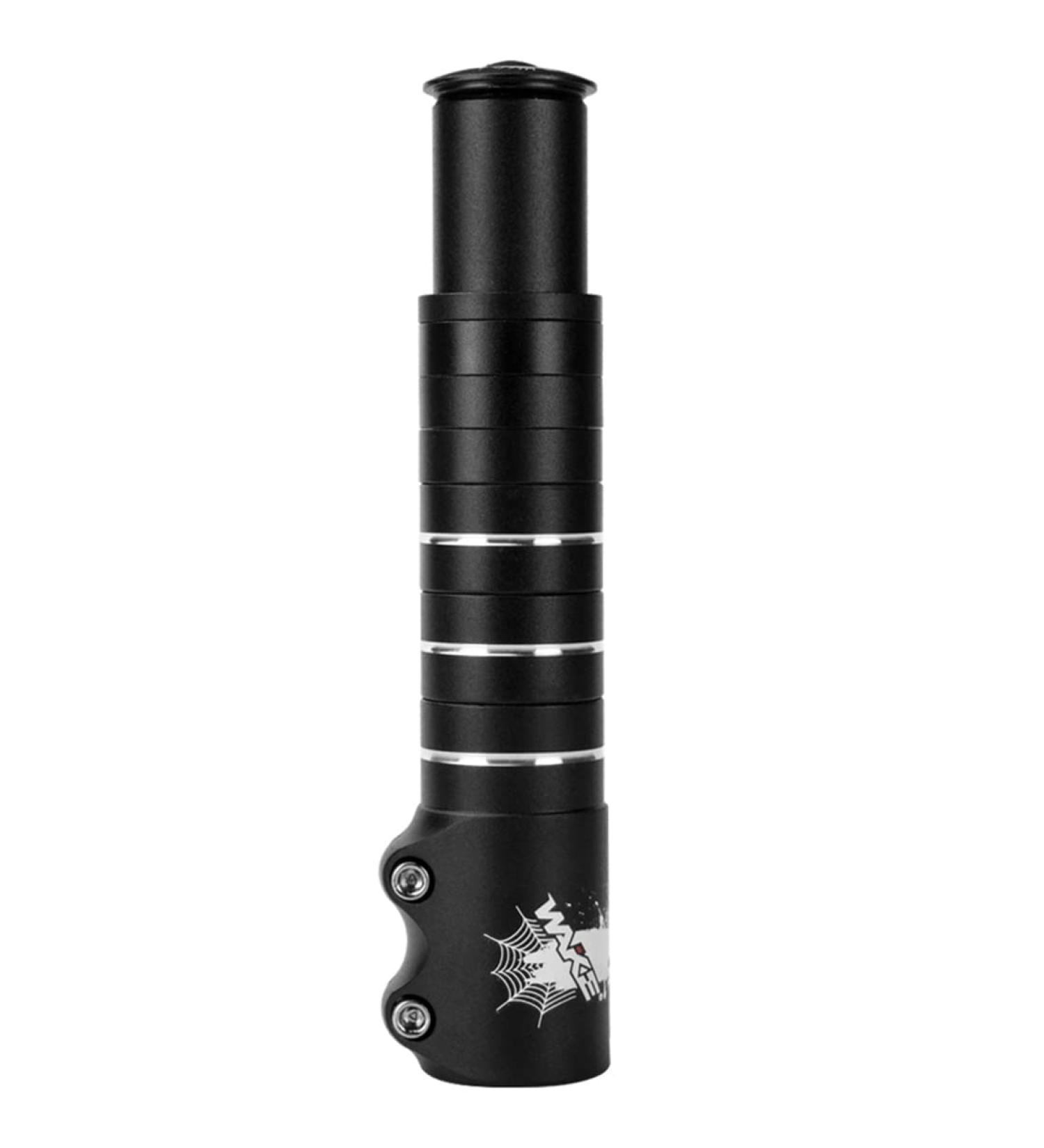 Wake Bike Stem Riser - Adjustable Aluminium Alloy Handlebar Extender for Mountain Bike, Road Bike, MTB, BMX - Black - Buy Online on GoSupps.com