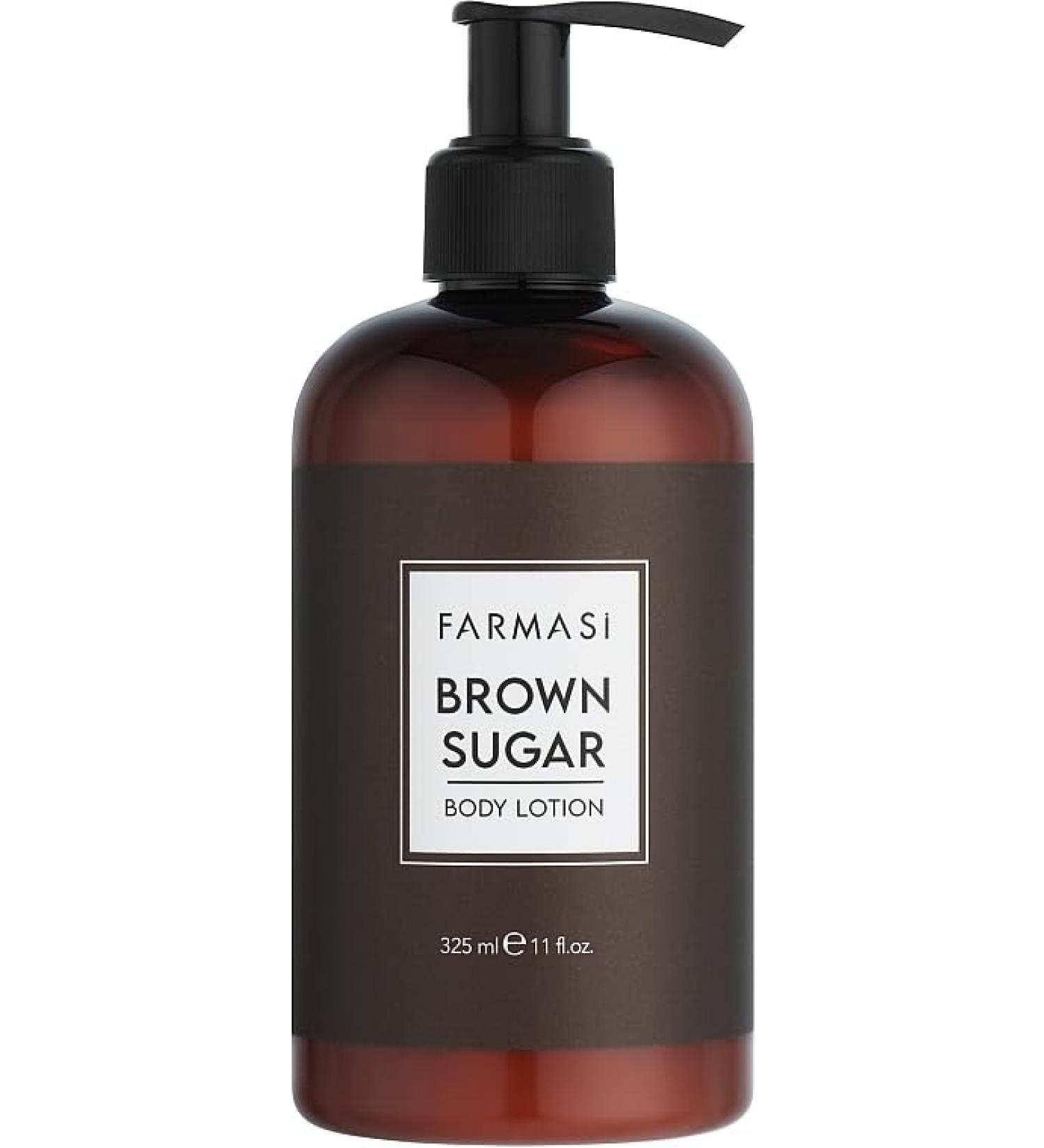 FARMASi Brown Sugar Body Lotion 325ml/11flOz Deeply Moisturizing Body Cream with Sweet Brown Sugar Extract for Soft and Smooth Skin Nourishing Daily Hydration for All Skin Types