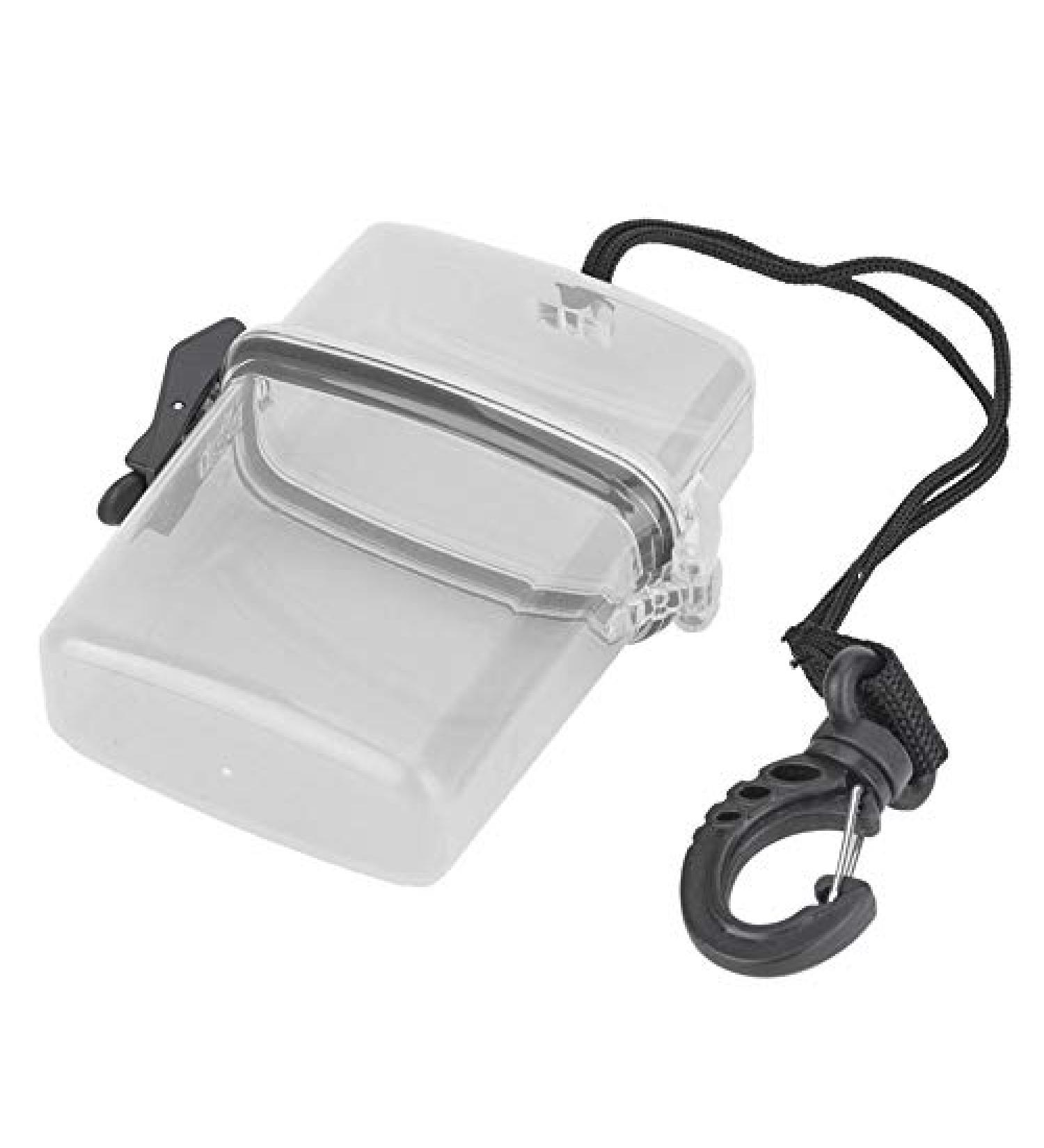 Diving Dry Box - Transparent Gray Waterproof Case for Surfing, Canoe, Kayak - Watertight Storage with Rope Hook - Buy Online on GoSupps.com