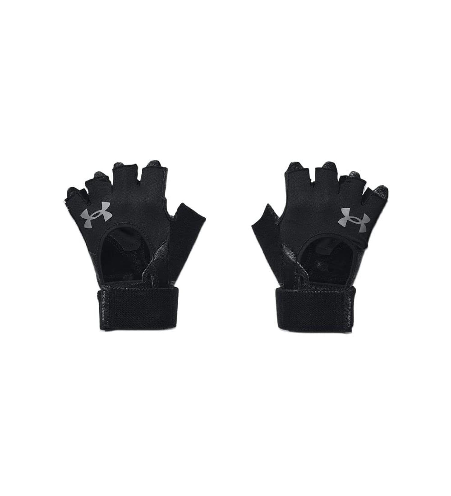 Under Armour Men's Weightlifting Gloves Half Finger - Black | Top Quality Training Gear for Strength & Performance - Buy Online on GoSupps.com