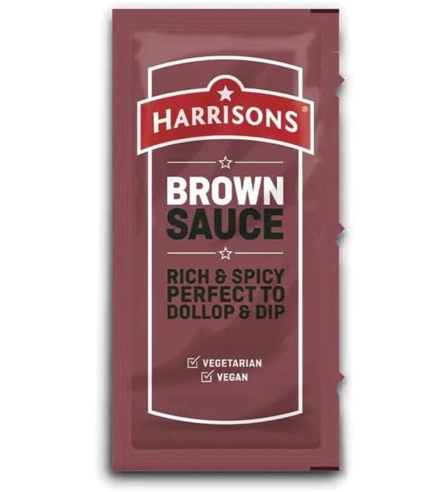 Generic Harrisons Brown Sauce Sachets - 0.35 Oz - Pack Of 200