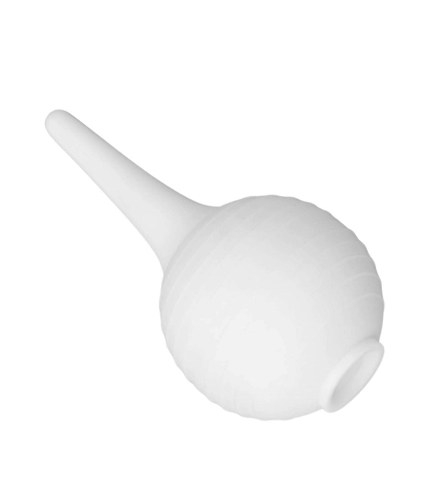 30ml Suction Ear Washing Bulb - White Rubber Dust Blower with Soft Tip - Easy Control Ear Syringe for Watches - Buy Online on GoSupps.com