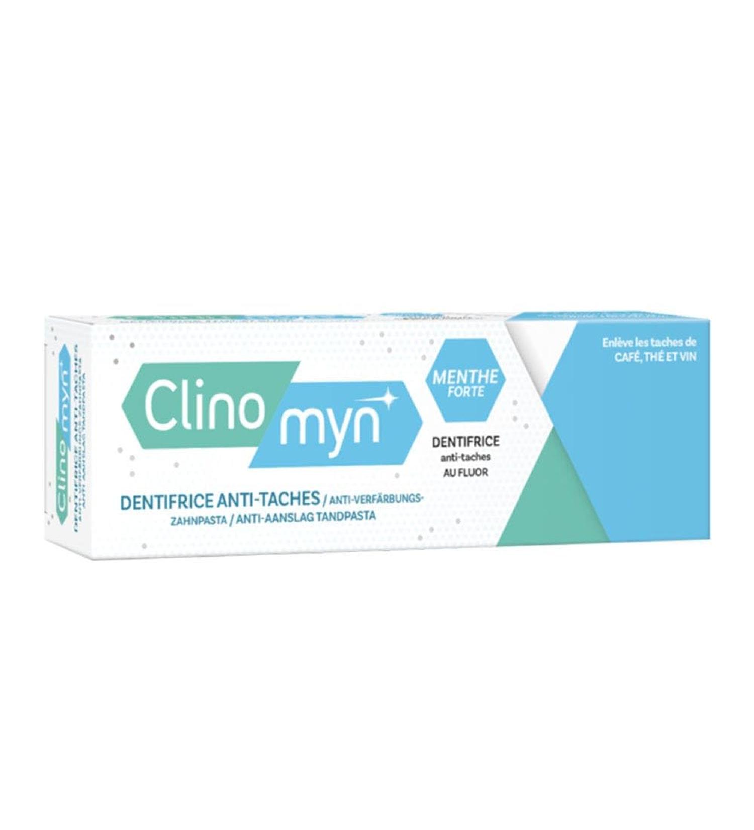Clinomint Clinomyn Anti-Stain Toothpaste Strong Mint 75 ml