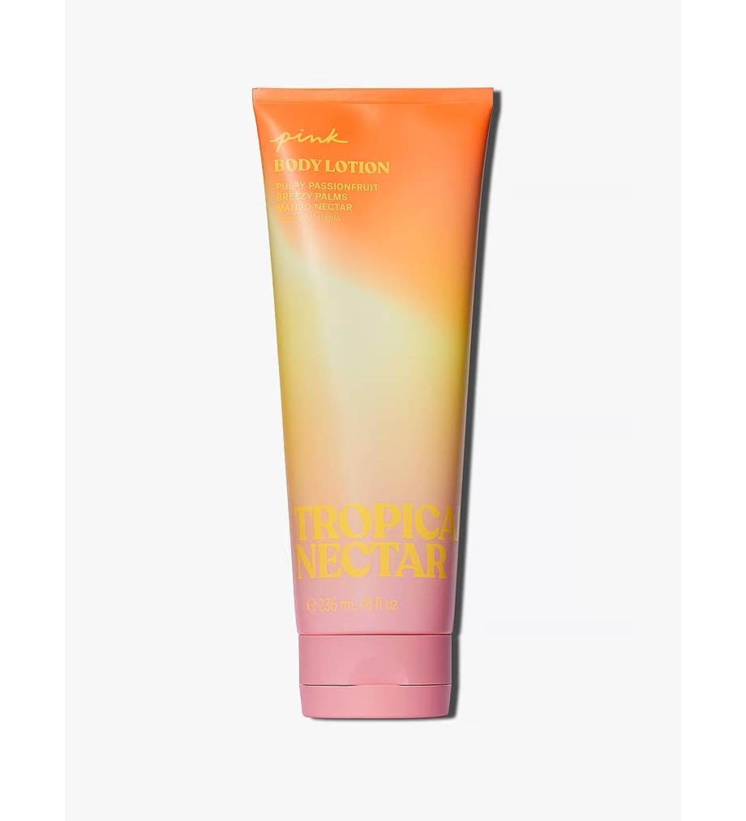 Tropical Nectar Body Lotion - 24-Hour Hydration (8oz) | Passionfruit Palms & Mango - International Shipping Available - Buy Online on GoSupps.com