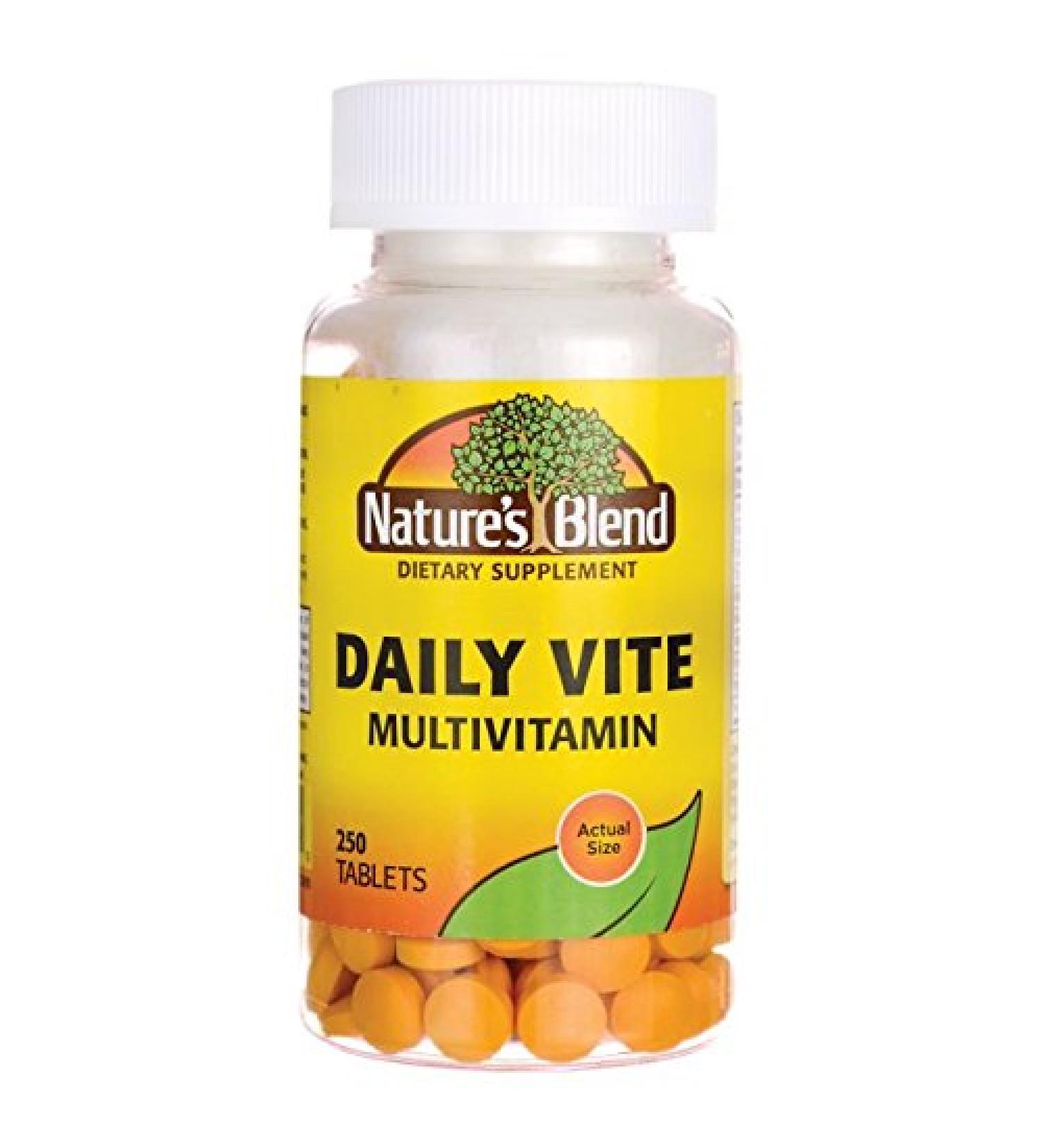 Daily Vite Plus Iron 250 Tabs - Essential Daily Multivitamin with Iron Supplement - Buy Online on GoSupps.com