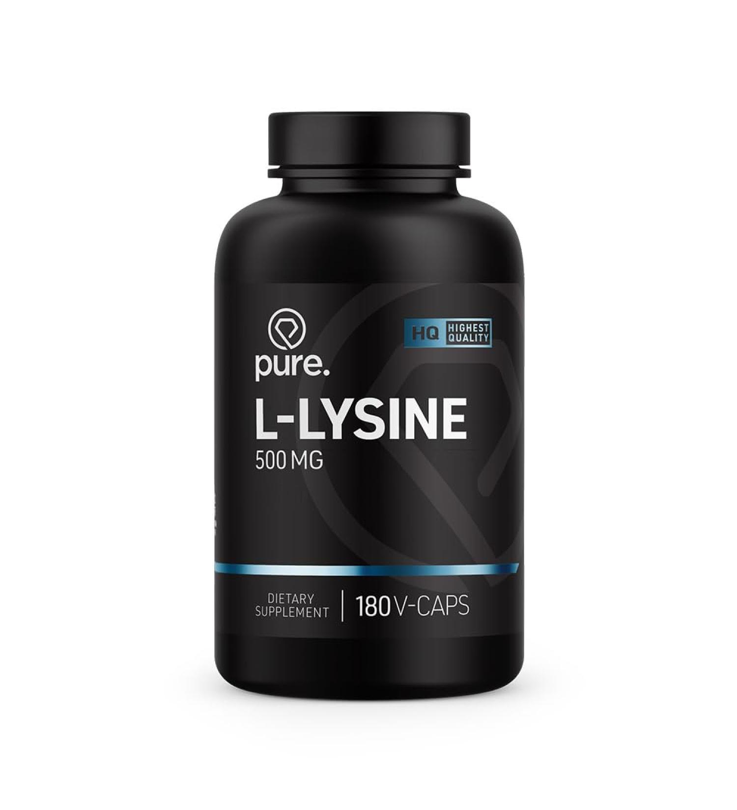 Pure LLysine 500mg 180vcaps - Buy Online on GoSupps.com