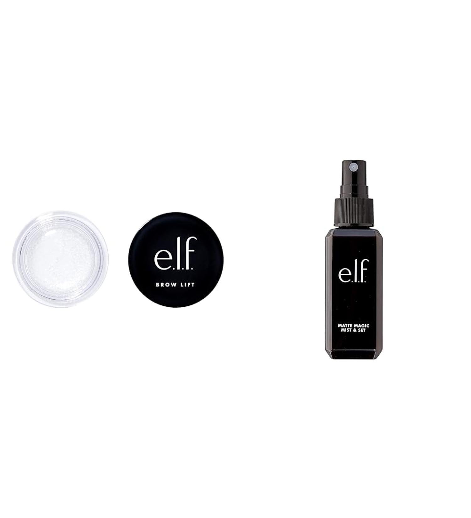 e.l.f. Brow Lift Clear Eyebrow Gel + Matte Magic Mist & Set (Small) All Day Makeup Setting Spray Shaping Wax+ Mist & Set - Small 2.02 Fl Oz - Buy Online on GoSupps.com