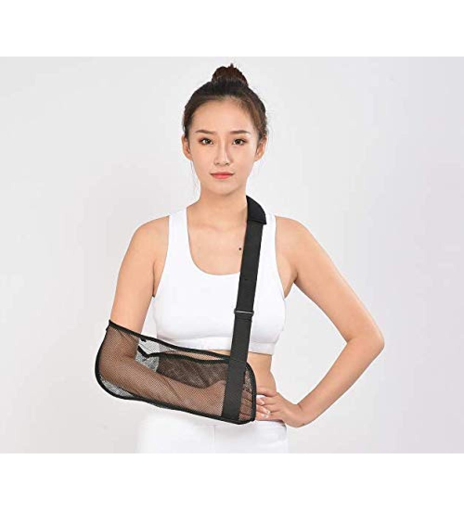Breathable Mesh Arm Sling - Shoulder Immobilizer for Broken Arm - Lightweight & Simple Design - Free Size - Buy Online on GoSupps.com