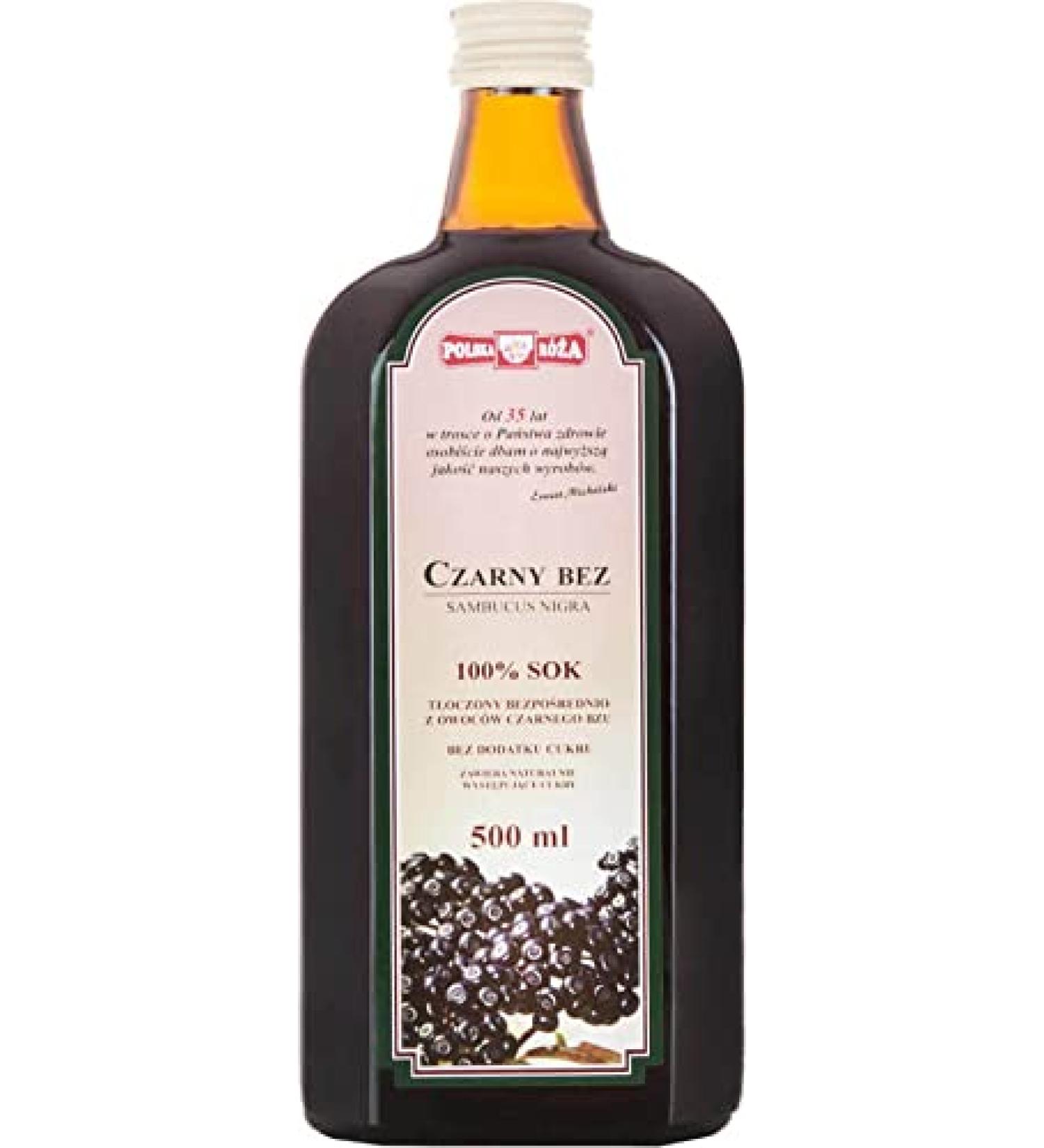 Polska Ro a 100% Black Elderberry Juice 500 ml Polska Ro a