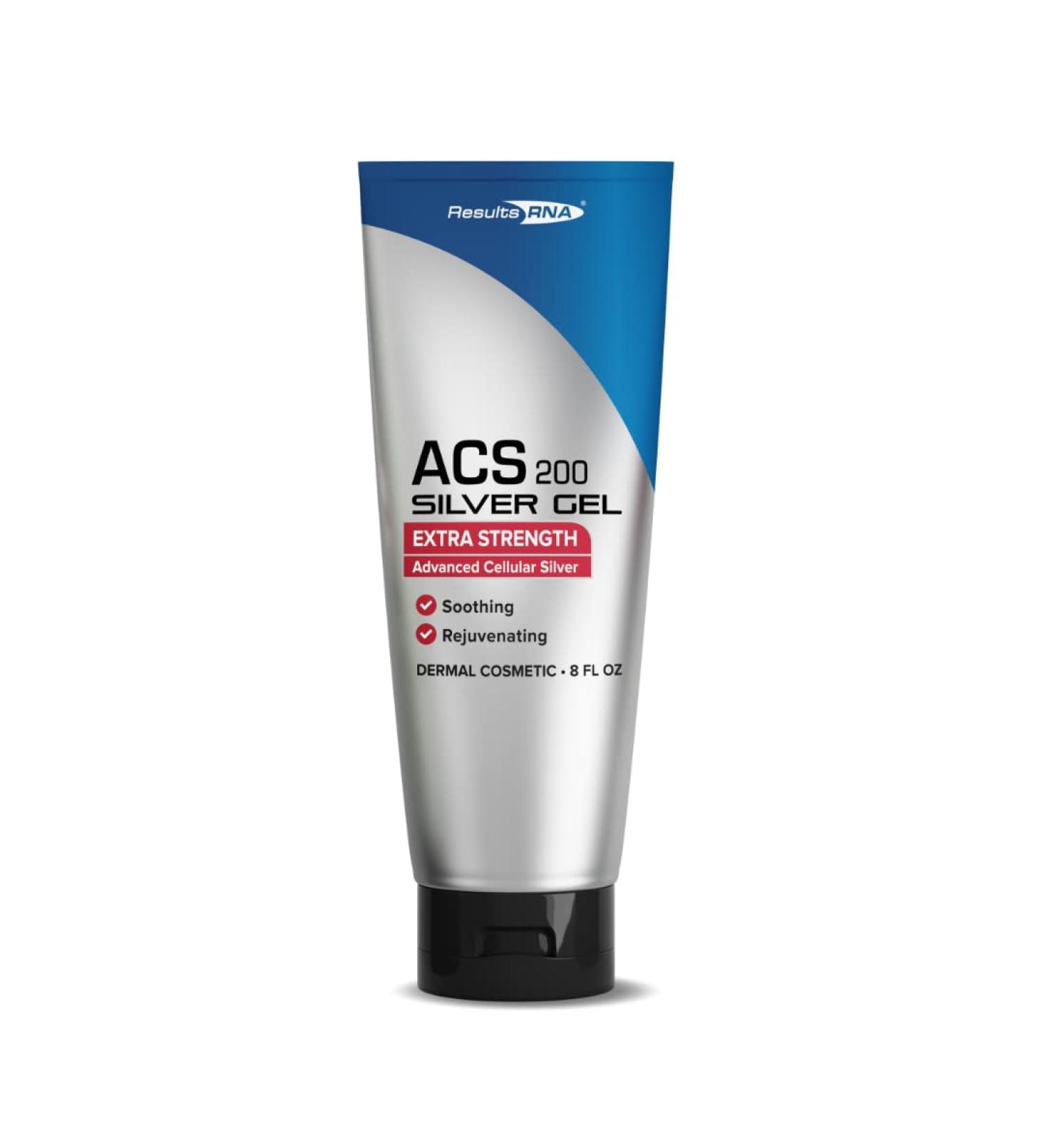 Results RNA - ACS 200 Silver-Glutathione Gel  Advanced Cellular Colloidal Silver Gel for Wound Care & Superior Dermal Healing. Clinically Proven. Recommended by Doctors Worldwide (8 oz)