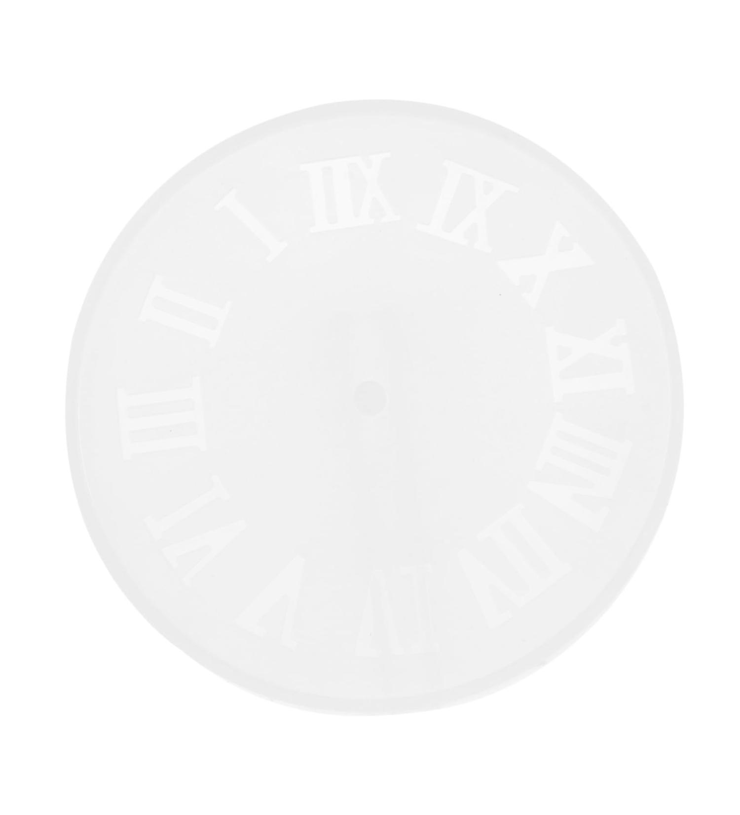 1pc Clock Mold Silicone Candle Mold DIY Mold Jewelry Resin Molds Clock for Resin Silicone Soap Roman Numeral Epoxy Resin Molds Resin Art Molds Wall Clock Silica Gel Chocolate As Shown 15.5X15.5CM - Buy Online on GoSupps.com