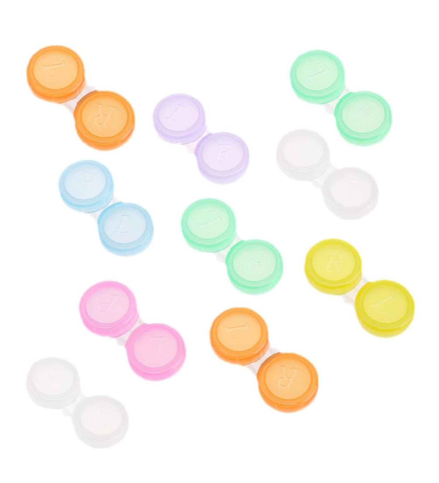 10 x Contact Lens Containers - L+R Storage for Travel | Durable Control Boxes for Students & Accessories - Buy Online on GoSupps.com