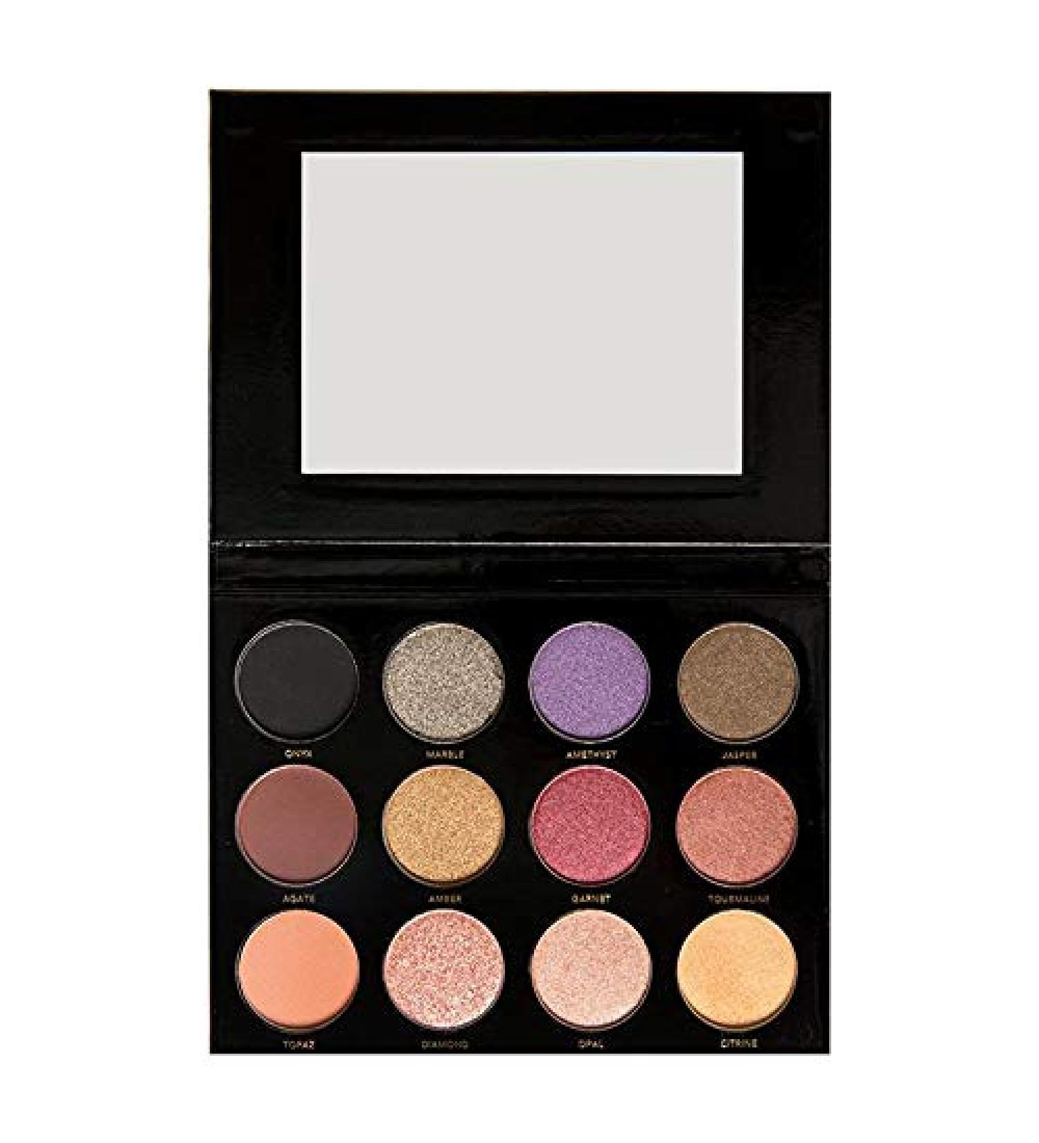 ISH Gemstone Eye Shadow Palette - Holiday Makeup for Stunning Looks | International Shipping Available - Buy Online on GoSupps.com