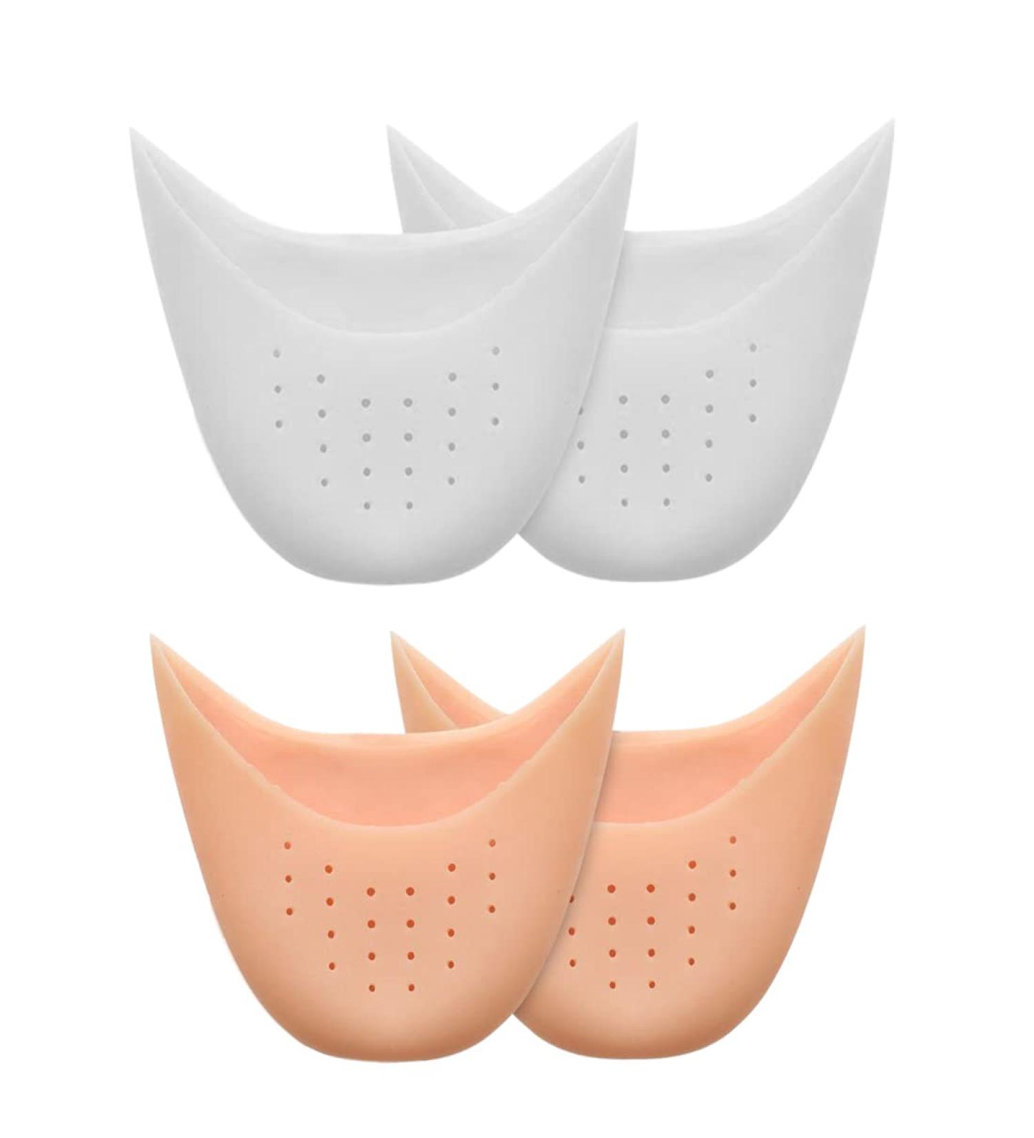 Toe Protection Ballet Lace Shoes - Silicone Gel Pads & Caps for Pain Relief | Metatarsal & High Heel Comfort - Buy Online on GoSupps.com