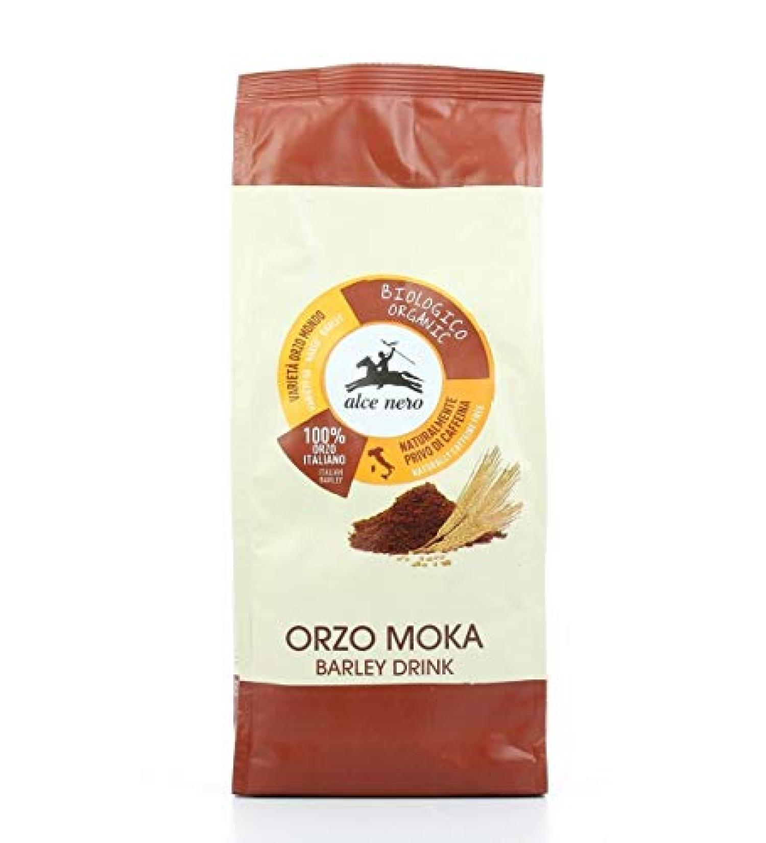 Alce Nero 2 ALCE BLACK ORZE FOR MOKA TOSTED AND ORGANIC MACINATED 500g - Buy Online on GoSupps.com