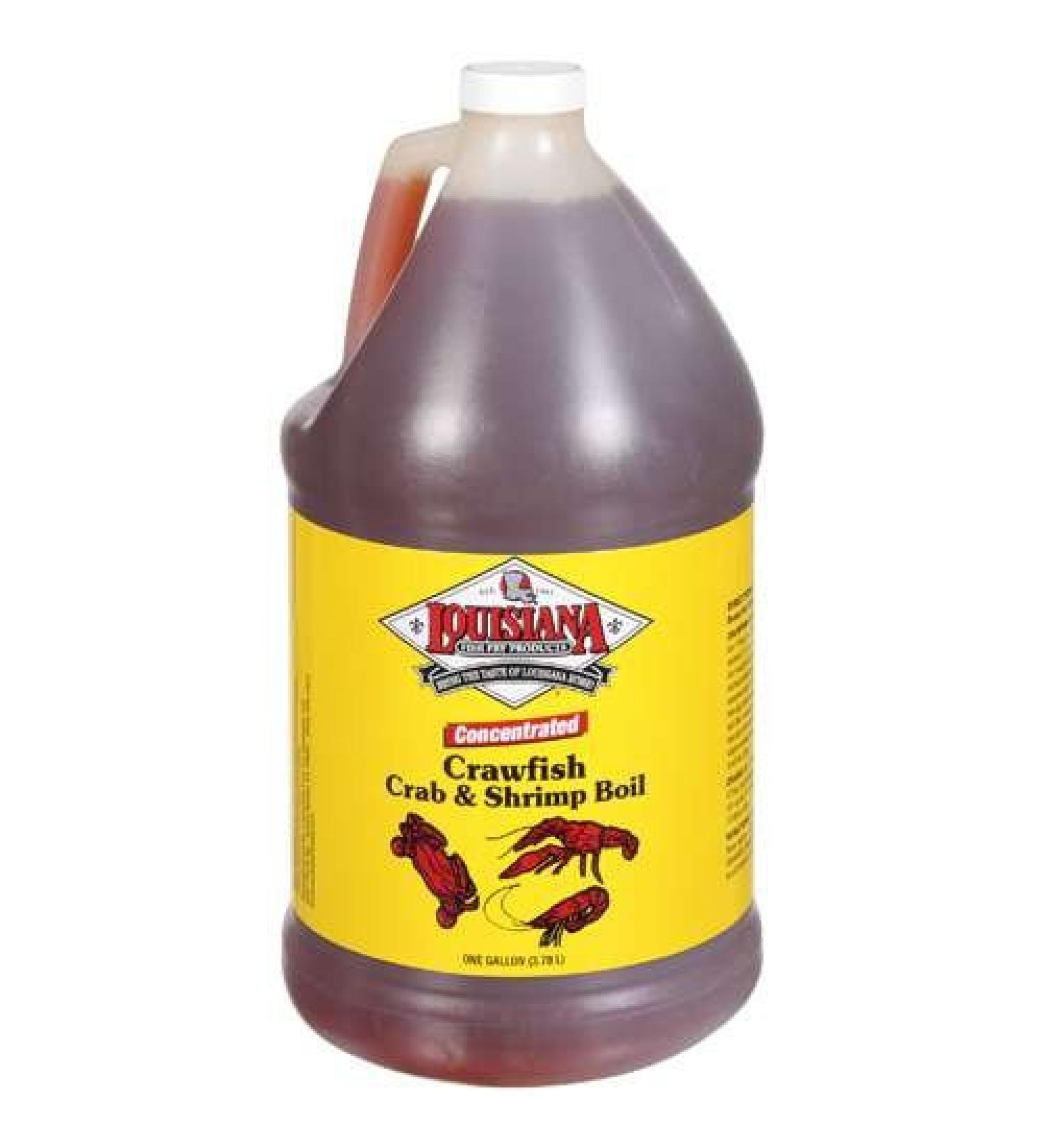 LOUISIANA Fish Fry Products Liquid Seafood Crawfish Crab and Shrimp Boil 1 Gallon