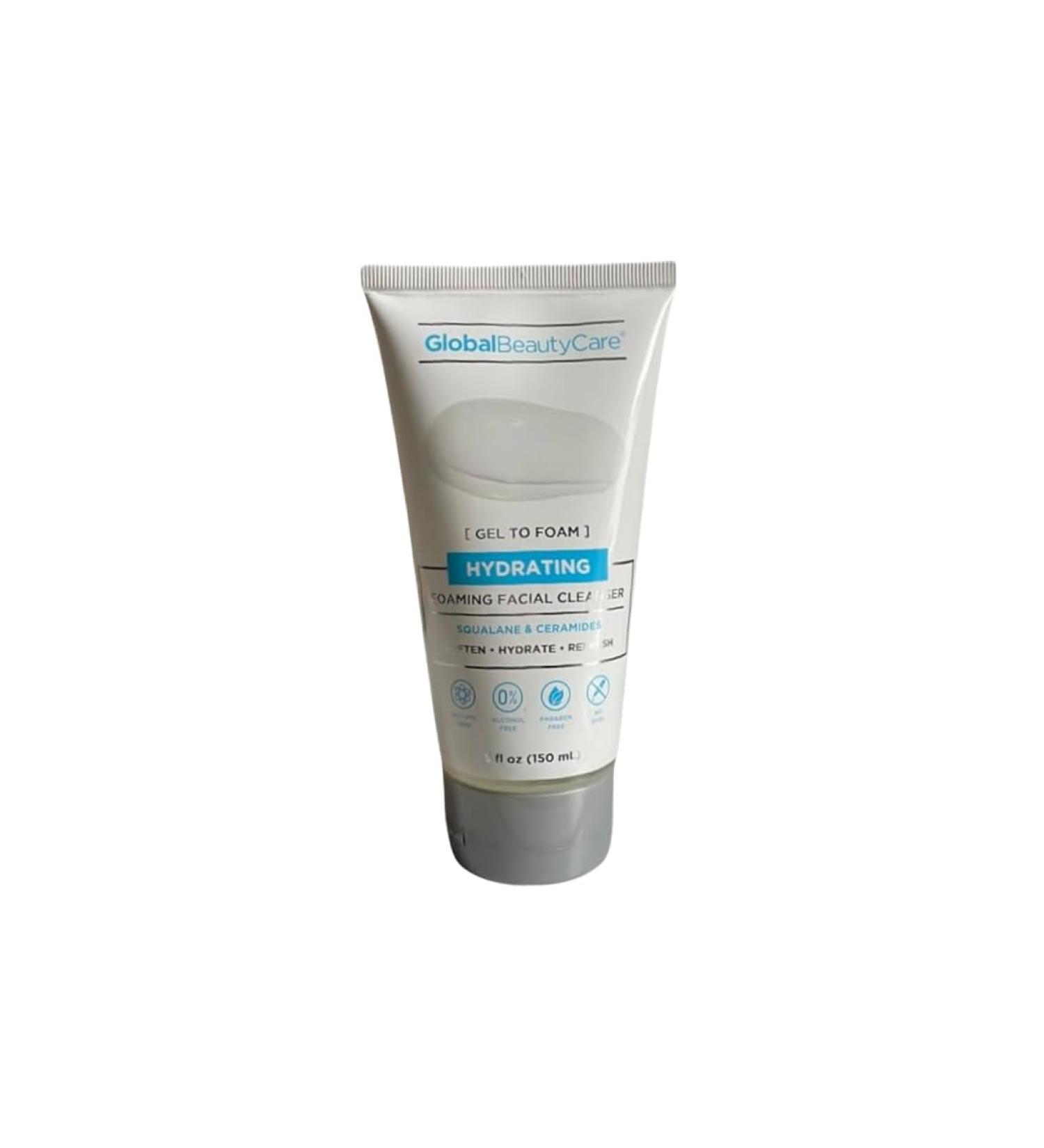 Globs Beauty Care Hydrating Gel Foaming Facial Cleanser - 5 Fl Oz | Gentle & Effective Skincare for All Skin Types - Buy Online on GoSupps.com