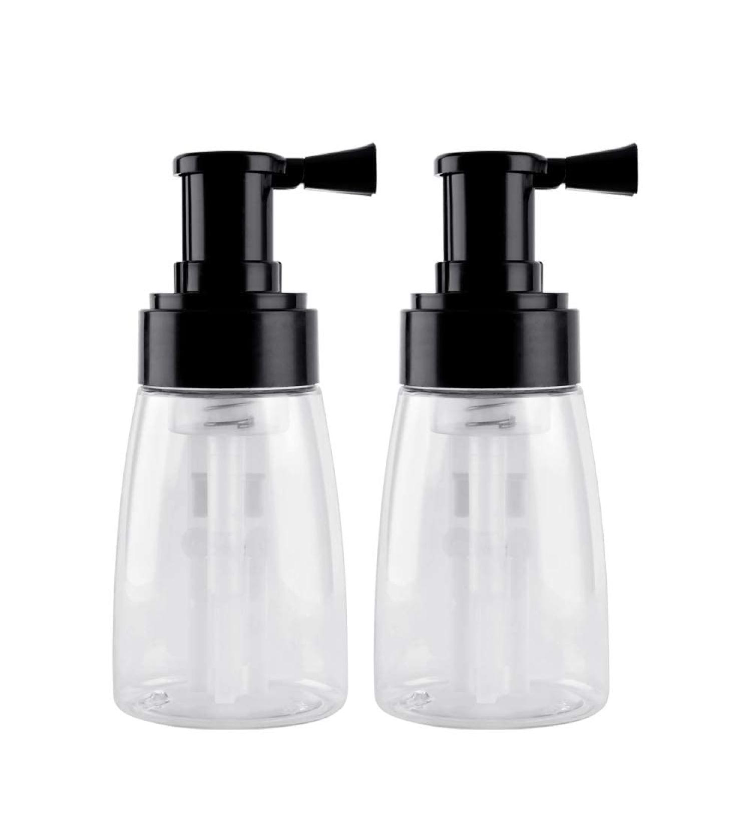 Barber Powder Spray Bottle Set - Refillable Hair Fiber Applicator for Hair Salon & Home Beauty - 2 Pack (140ml+140ml) - Buy Online on GoSupps.com