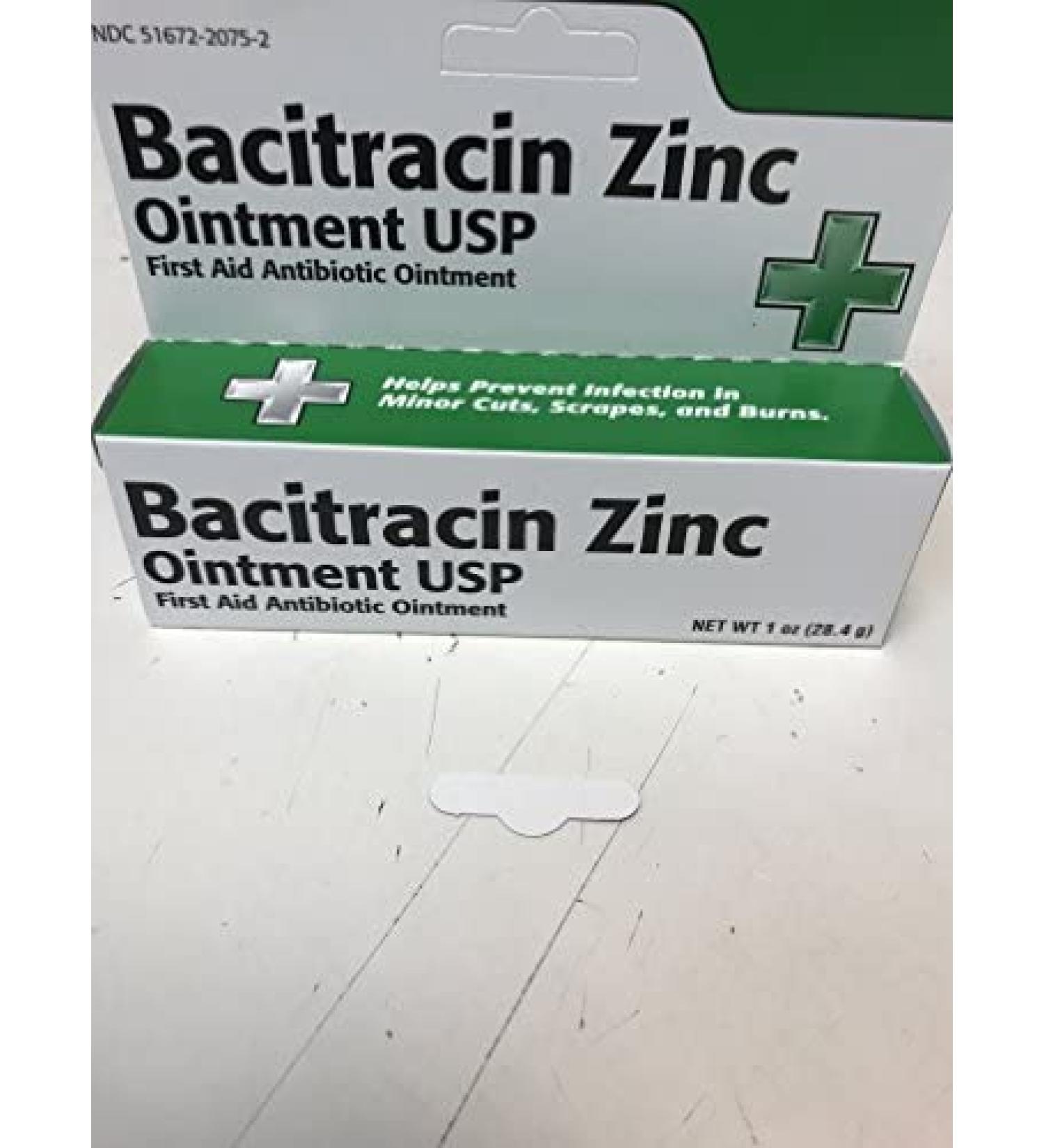 Bacitracin Zinc Ointment 1oz (Pack of 2)