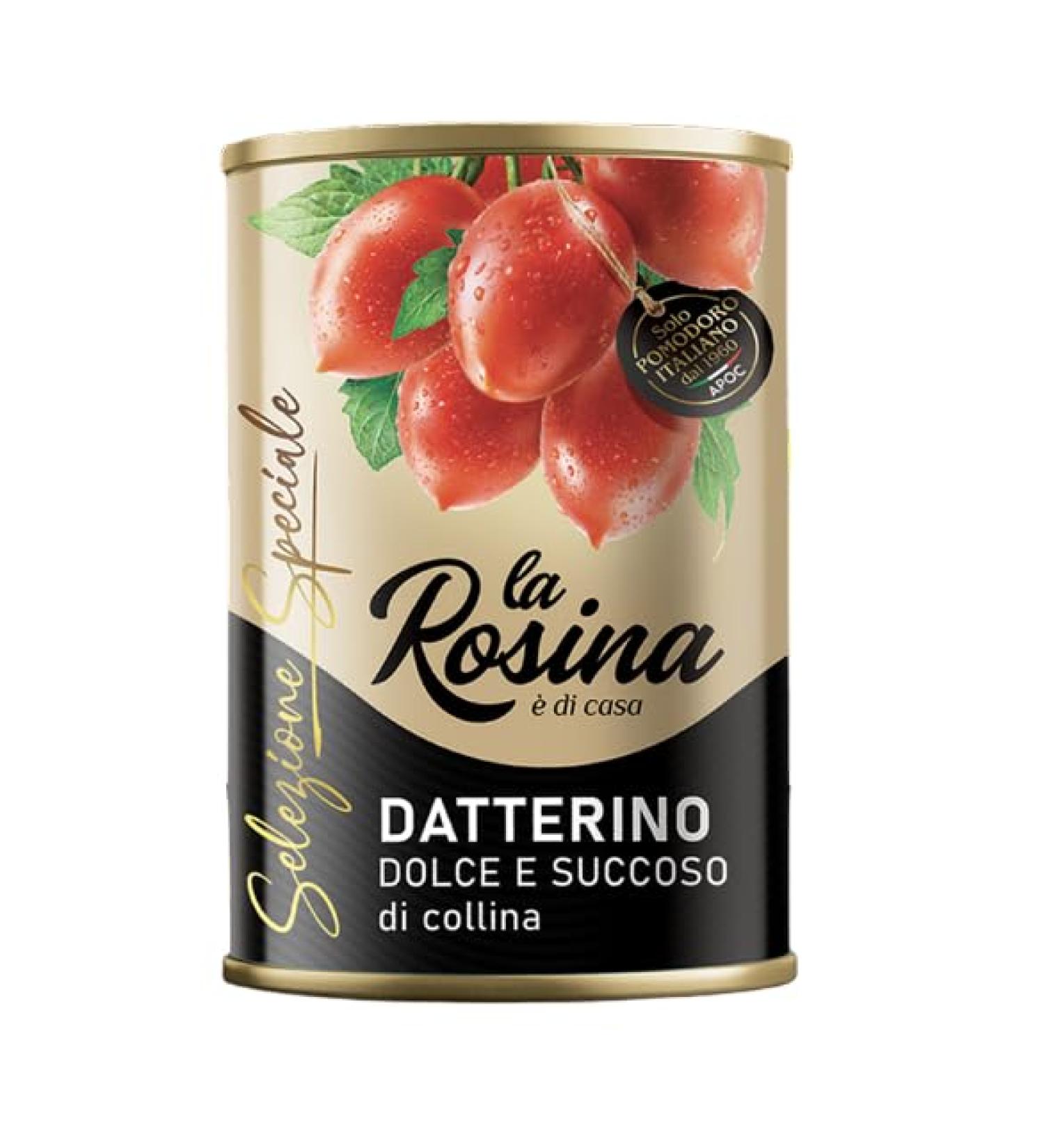  La Rosina 24 x La Rosina Tomodorino Datterino di Colline Italian cherry tomatoes 400g box - Buy Online on GoSupps.com