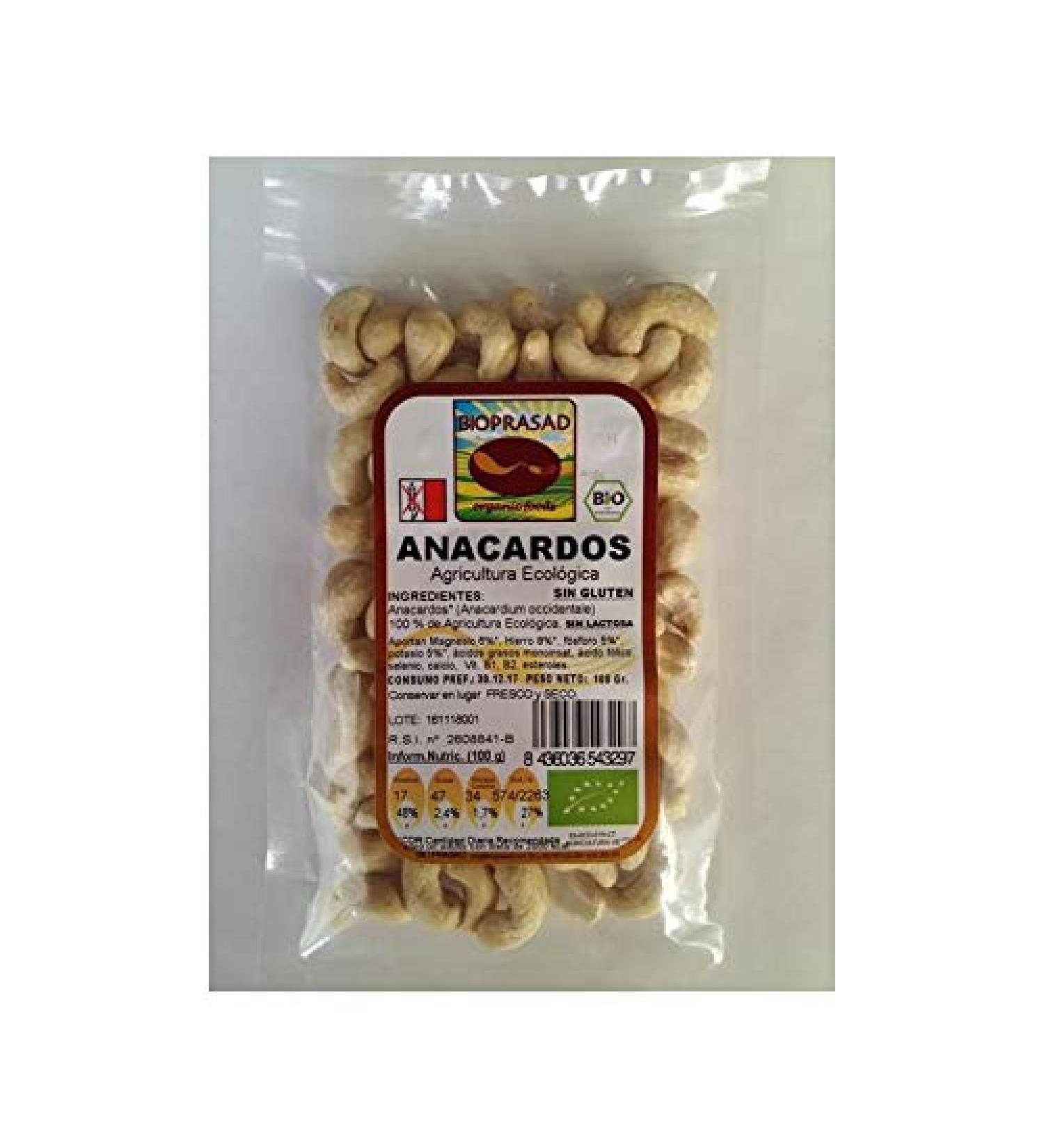 ANACARDOS BIO 100GR BIOPRASAD
