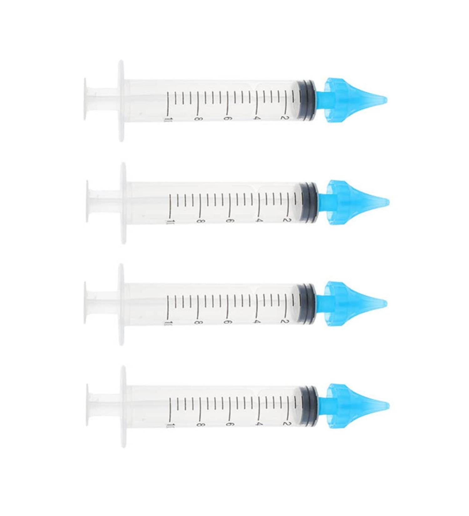 Ciieeo Ear Wax Removal Syringe - 4pcs 10ml Plastic Cleaner Tool for Ear Wax Flushing and Cleaning - Buy Online on GoSupps.com