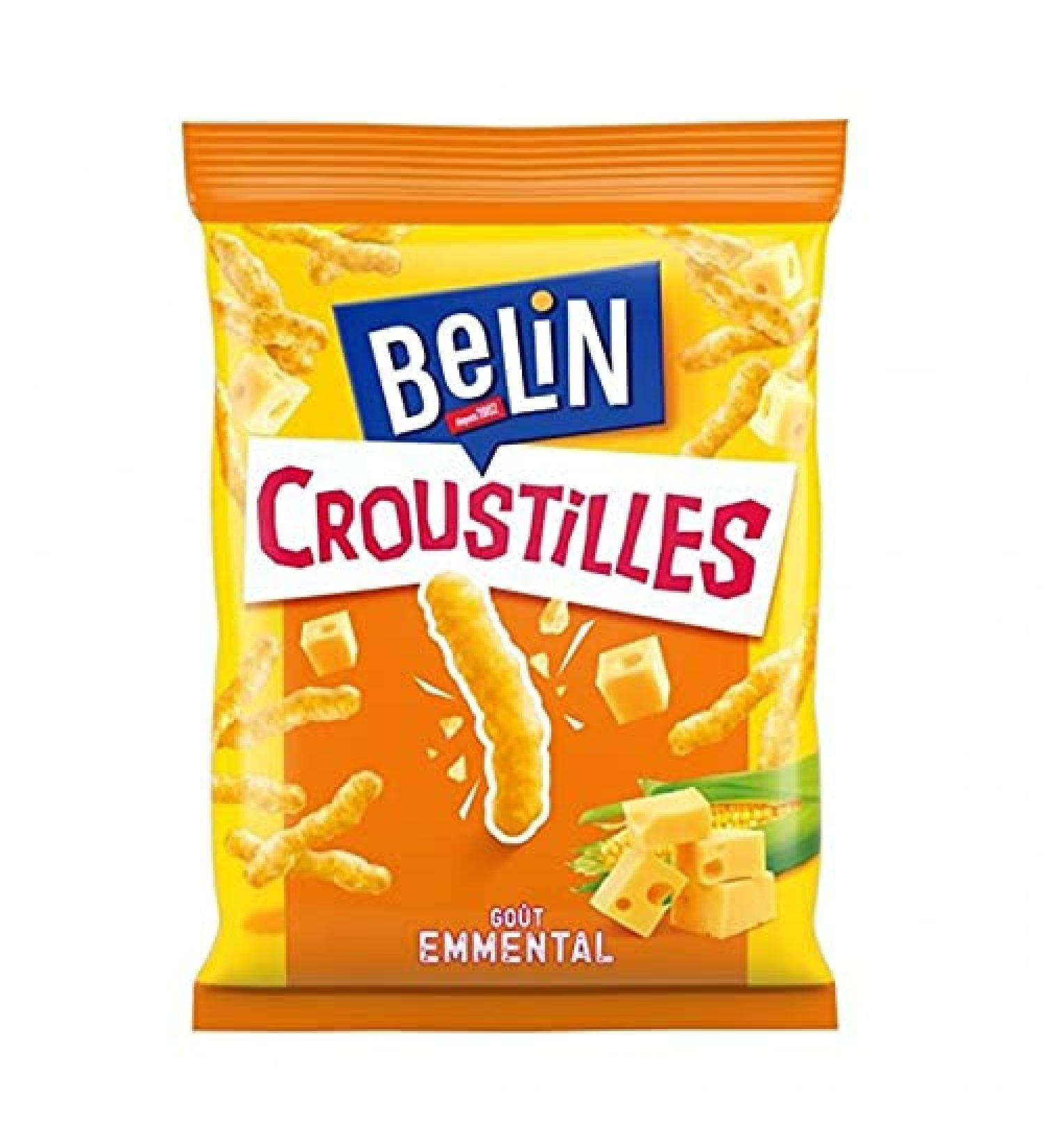 Belin Crisps Emmental Flavor 88g (pack of 10)